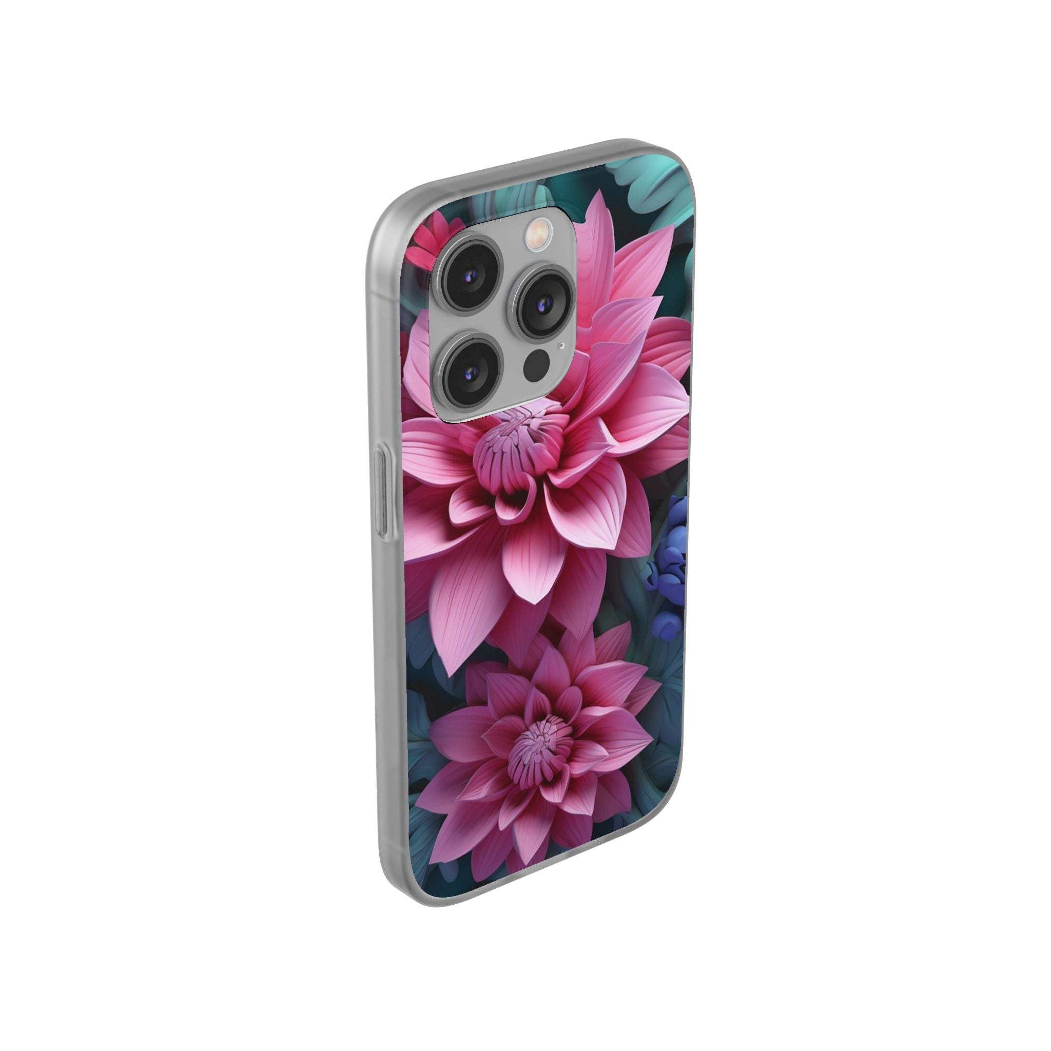 Tropical Pink Flower Flexi Case - Apple iPhone Case