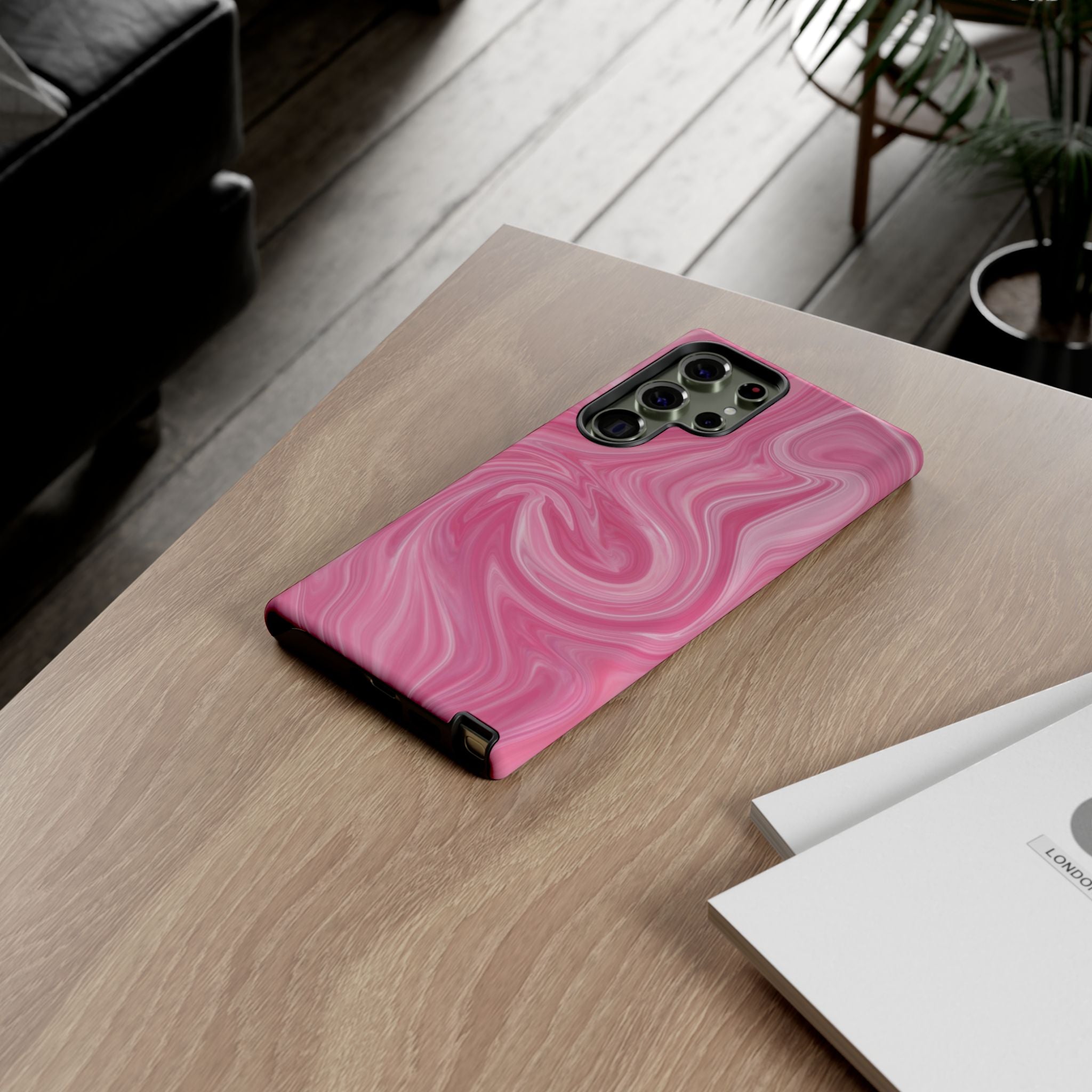 Pink Blush Marble - Tough Guard Samsung Galaxy Case