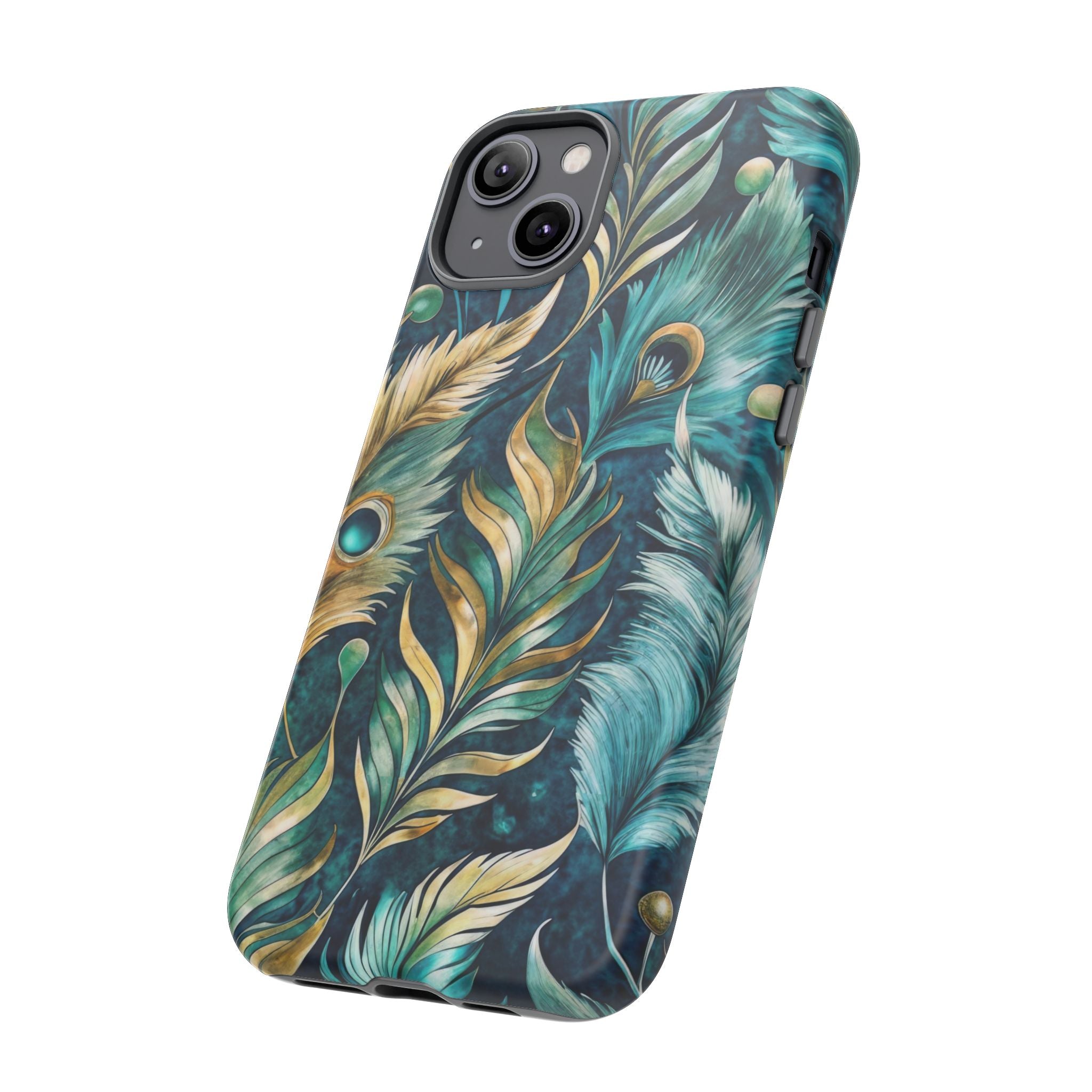 Peacock Feathers - Tough Guard Apple iPhone Case