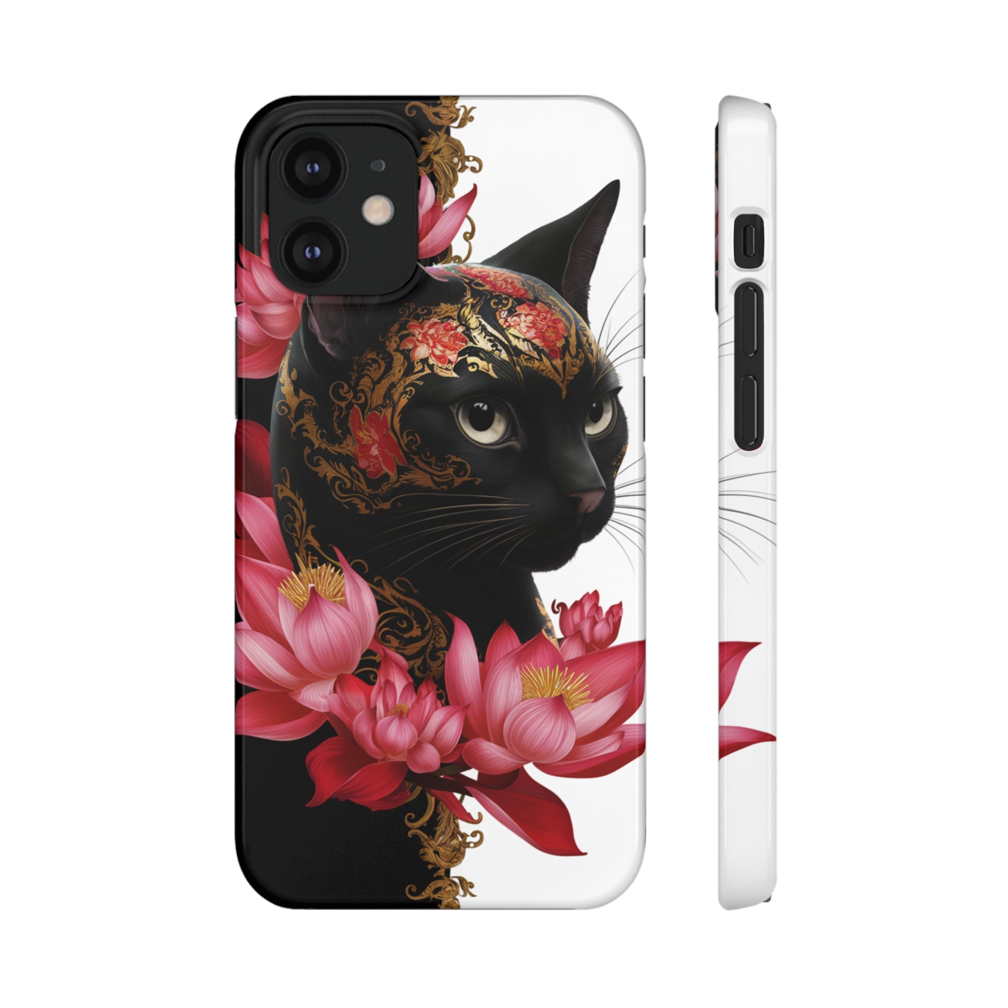 Yin & Yang Mystic Cat - Snap Case Apple iPhone Case