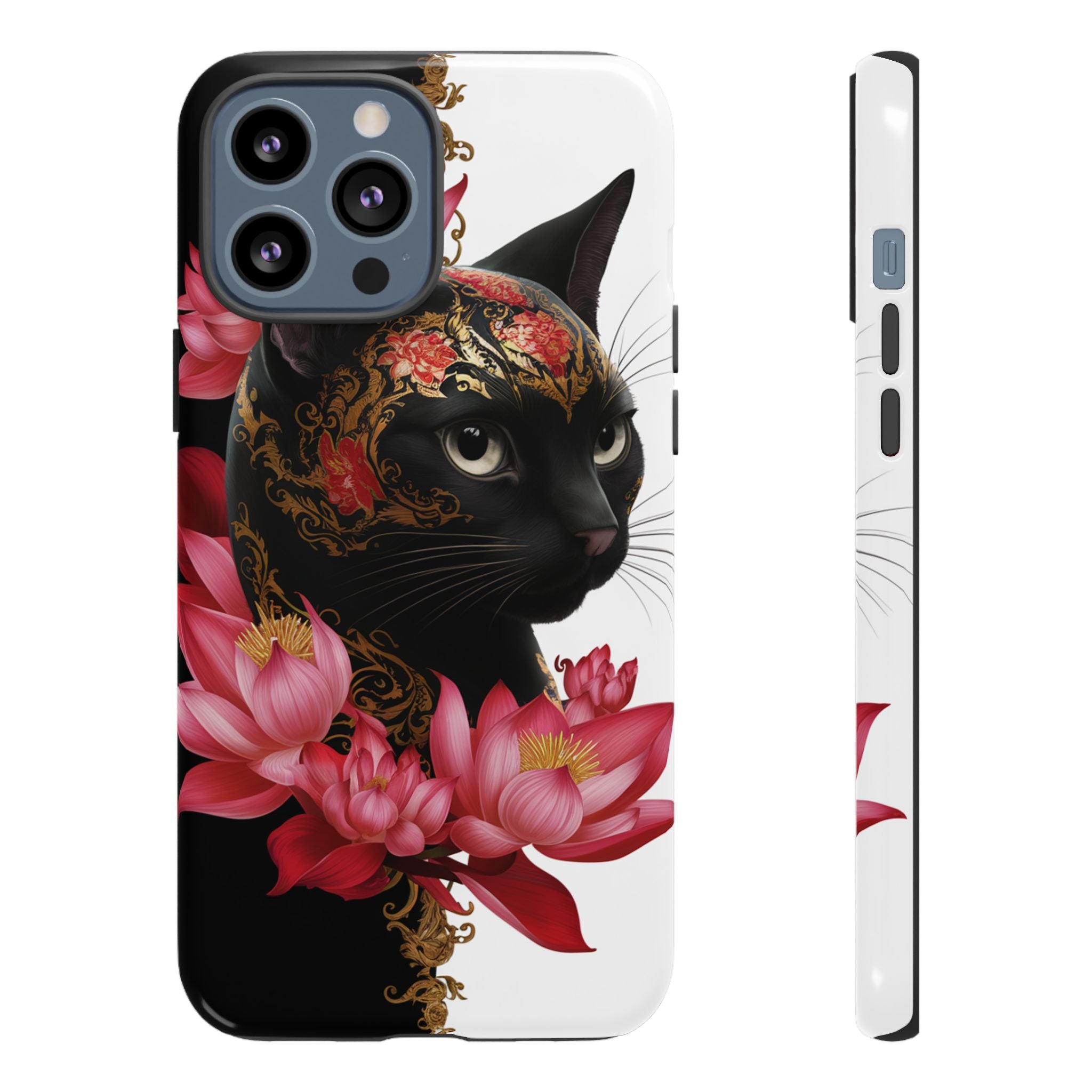 Yin & Yang Mystic Cat - Tough Guard Apple iPhone Case