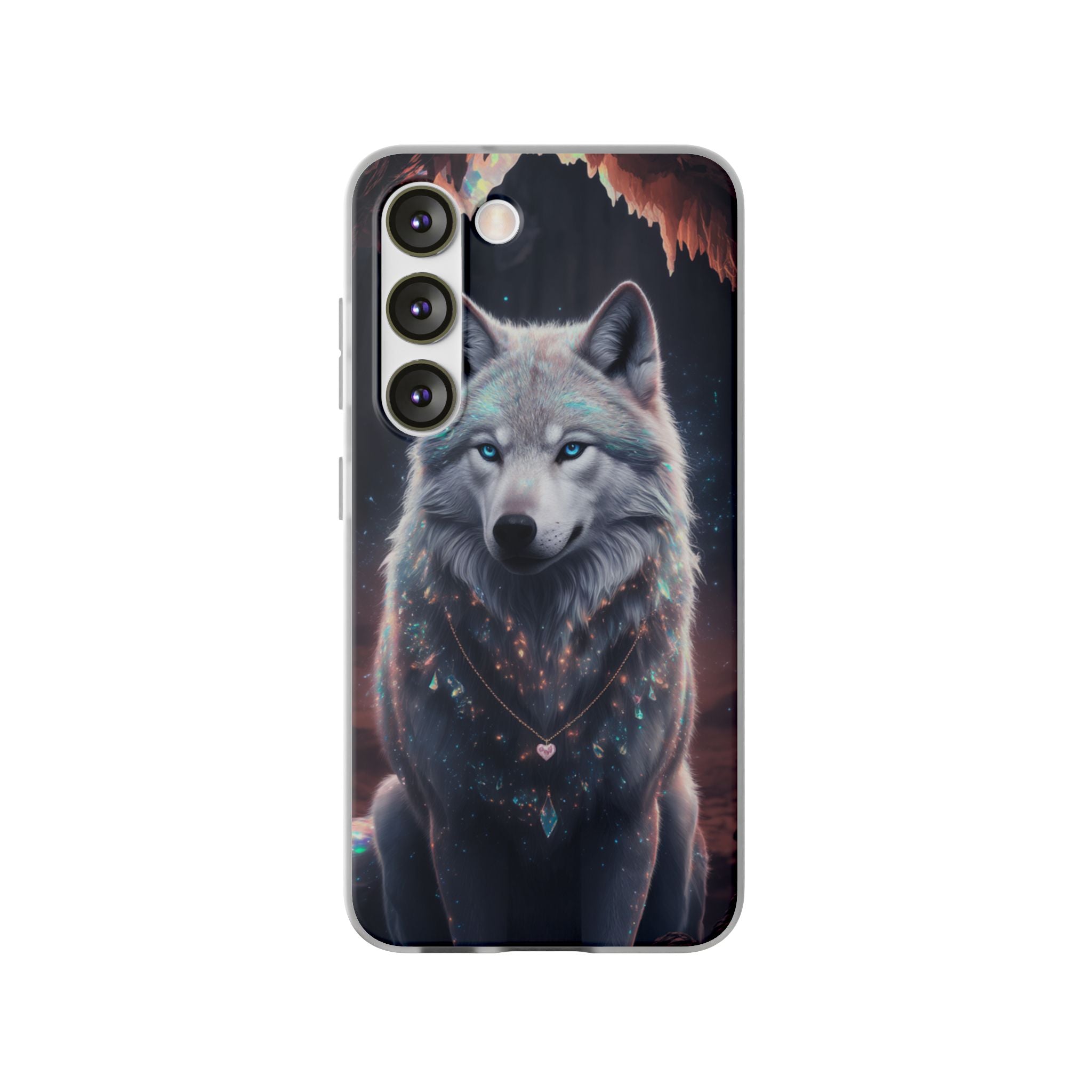 Majestic Guardian Wolf - Flexi Case Samsung Galaxy