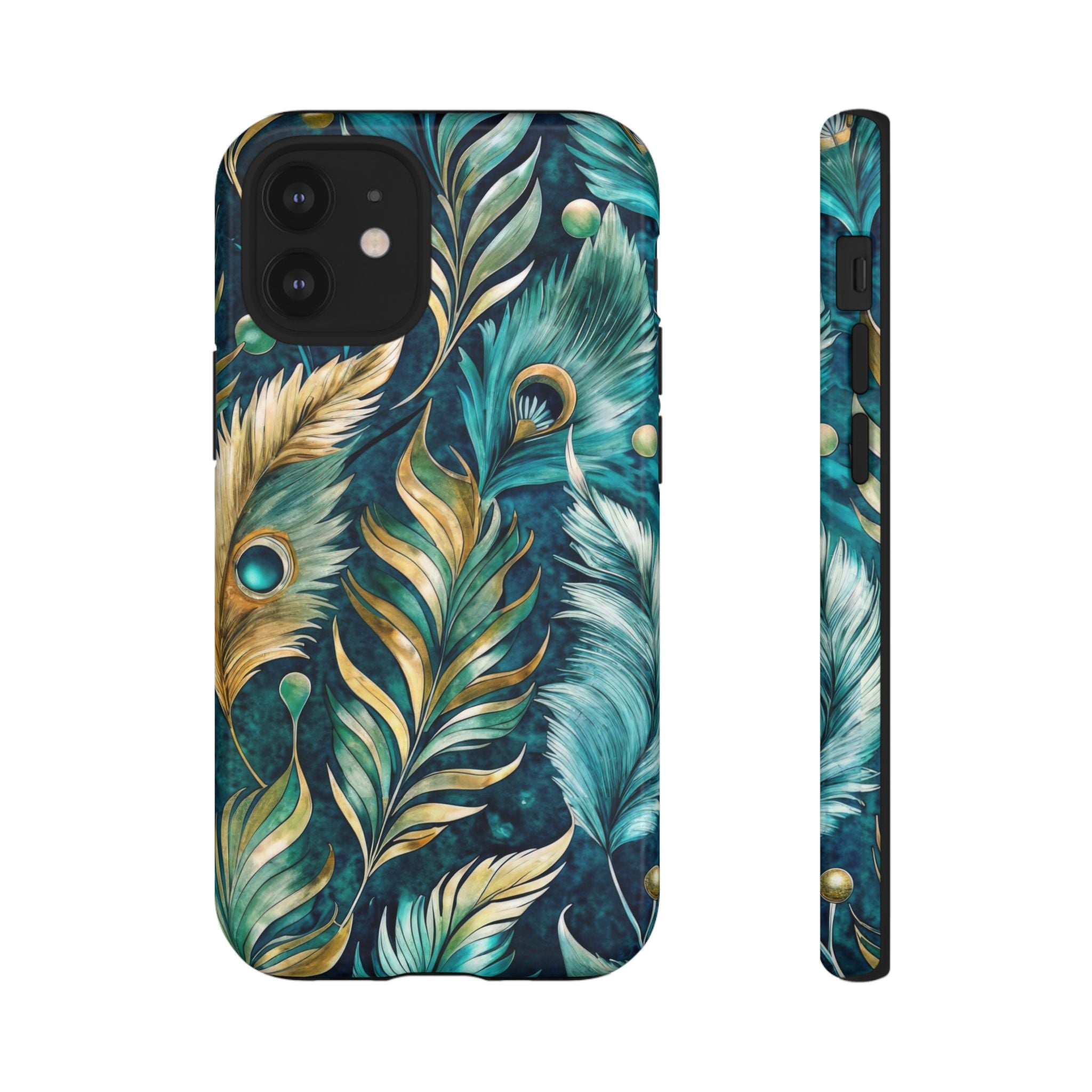 Peacock Feathers - Tough Guard Apple iPhone Case