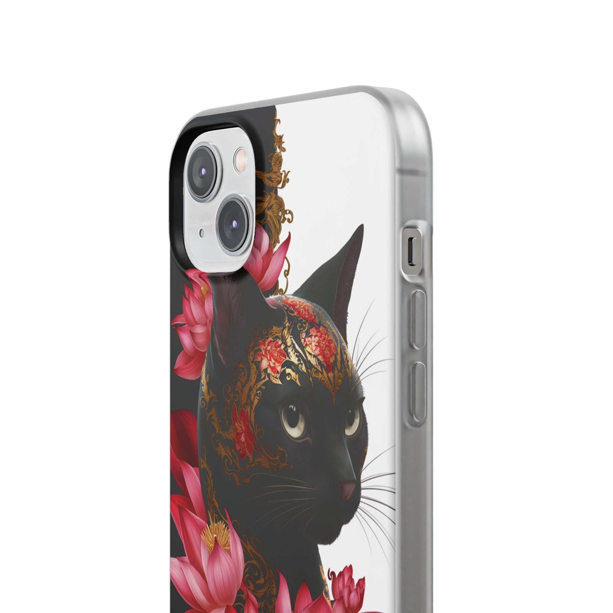 Yin & Yang Mystic Cat - Flexi Case Apple iPhone Case