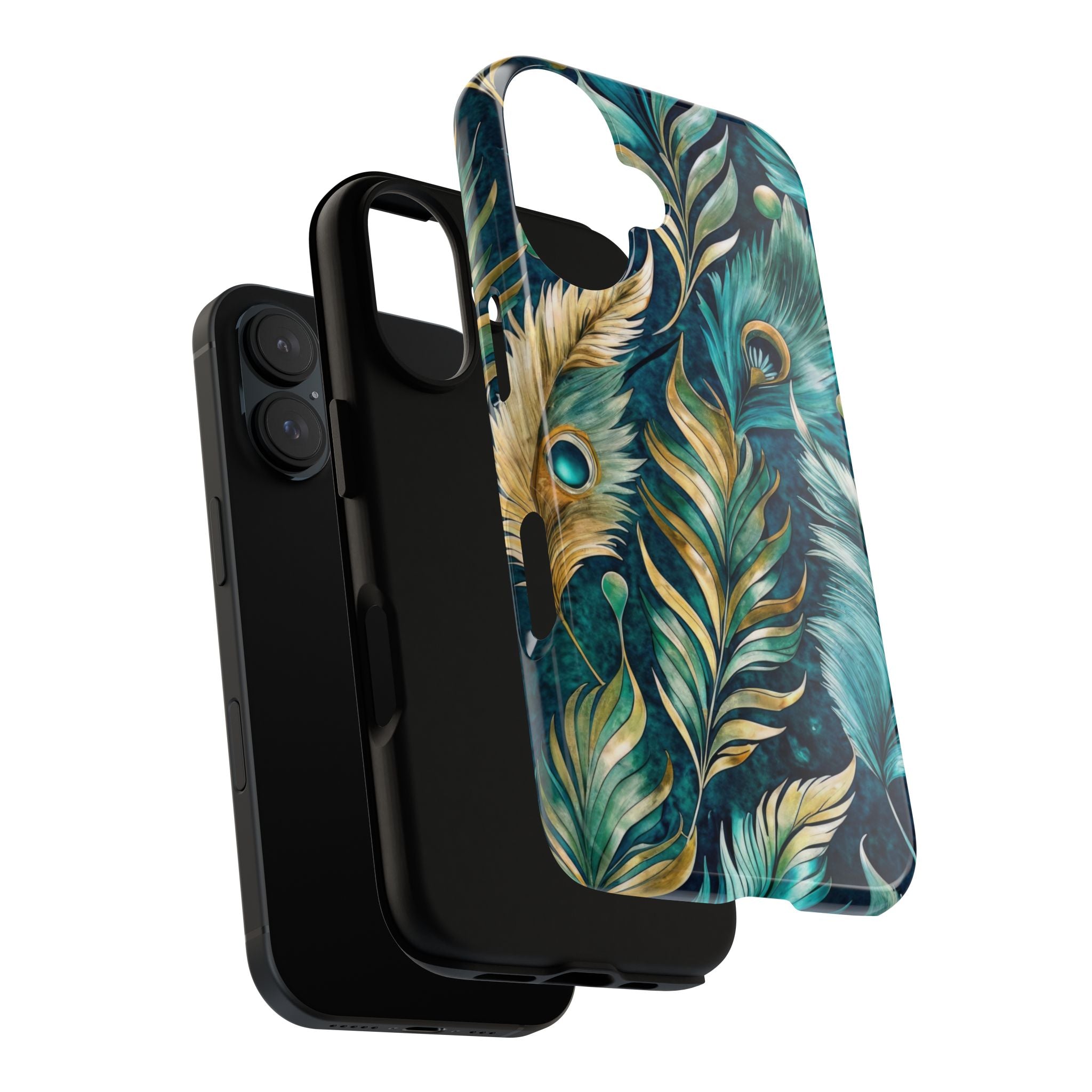 Peacock Feathers - Tough Guard Apple iPhone Case