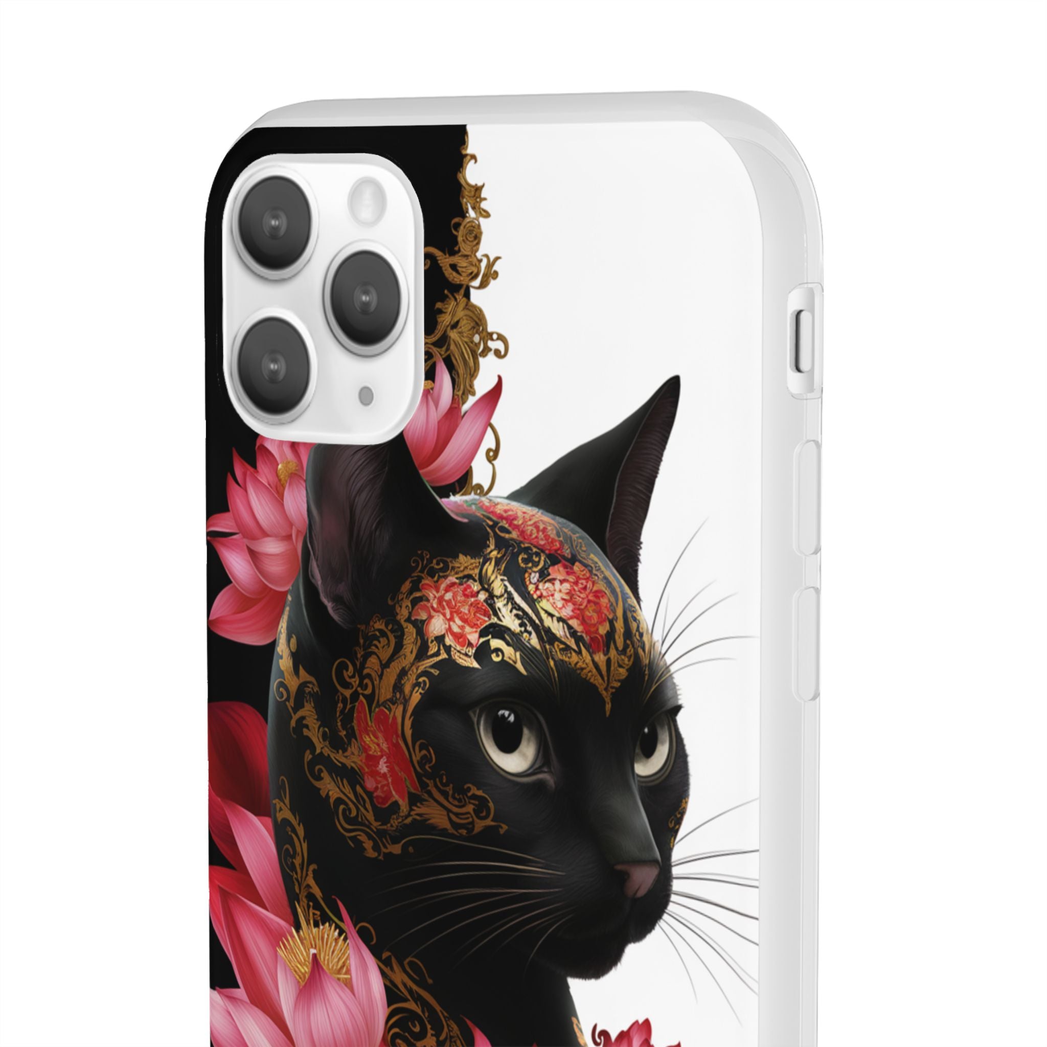 Yin & Yang Mystic Cat - Flexi Case Apple iPhone Case
