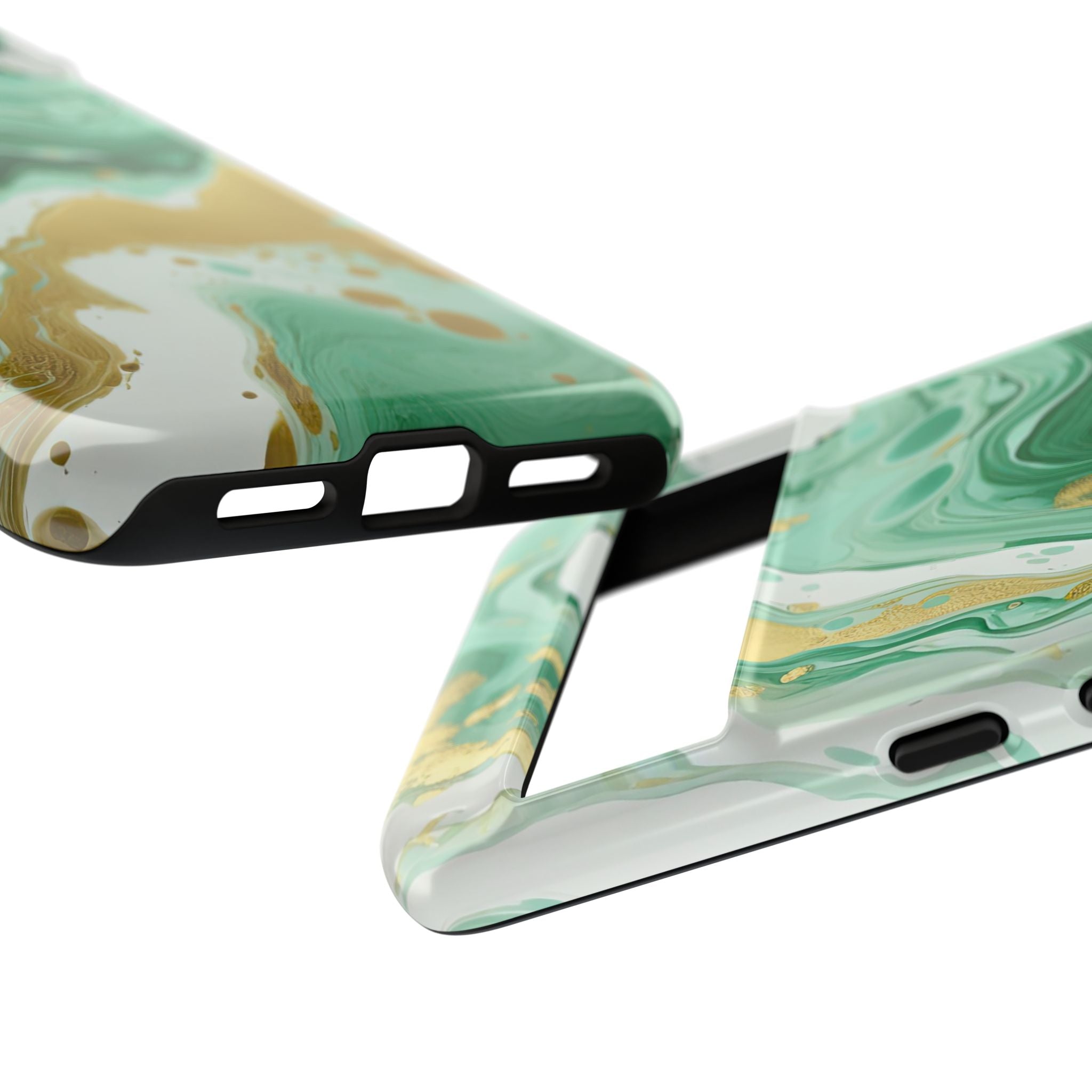 Emerald Gold Marble - Tough Guard Google Pixel Case