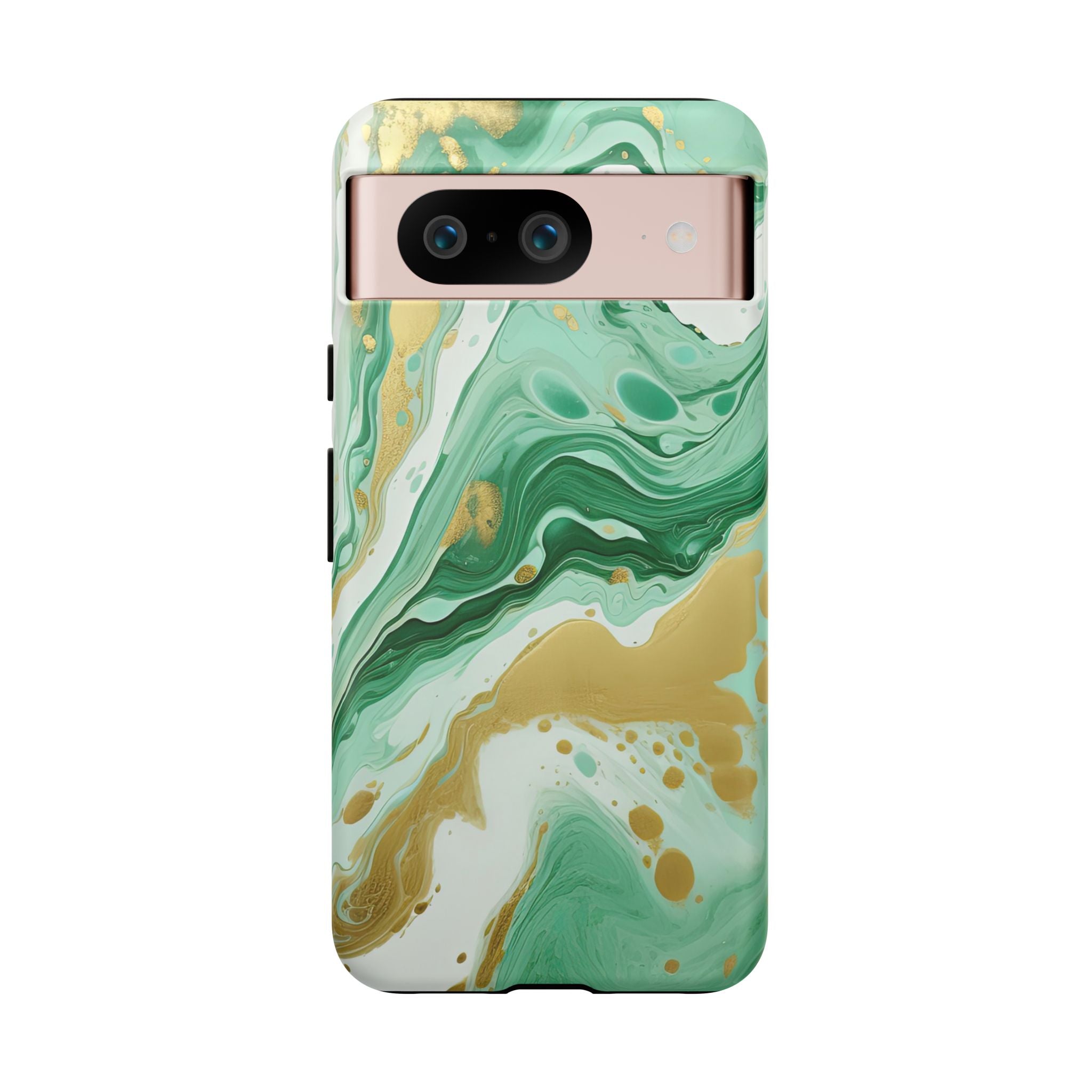 Emerald Gold Marble - Tough Guard Google Pixel Case