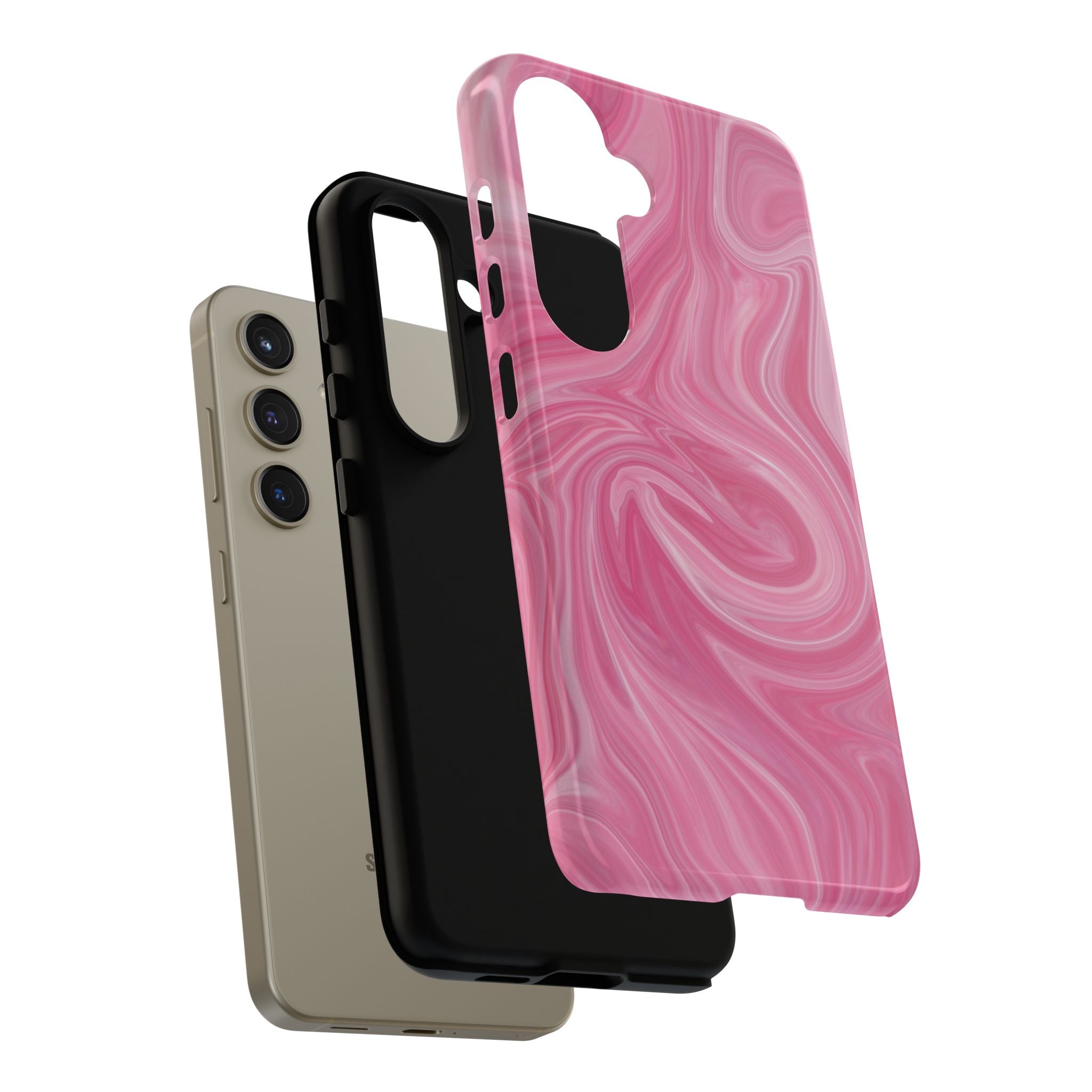 Pink Blush Marble - Tough Guard Samsung Galaxy Case