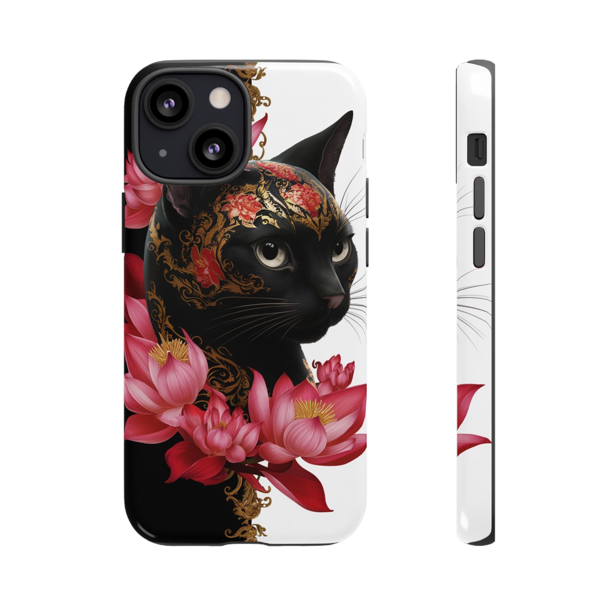 Yin & Yang Mystic Cat - Tough Guard Apple iPhone Case