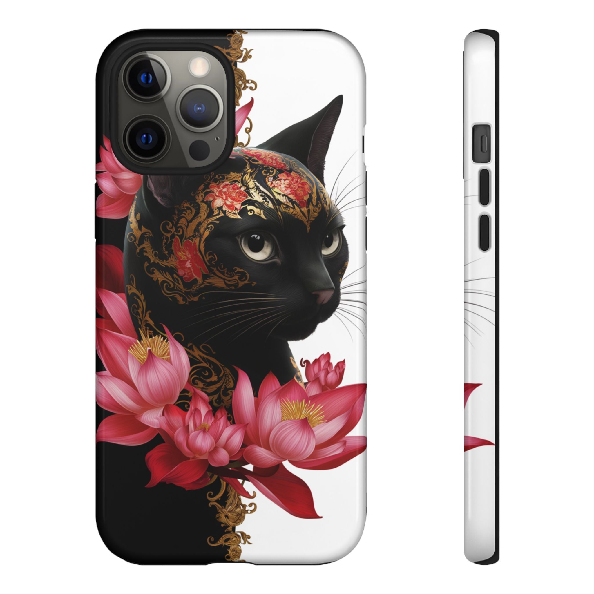 Yin & Yang Mystic Cat - Tough Guard Apple iPhone Case
