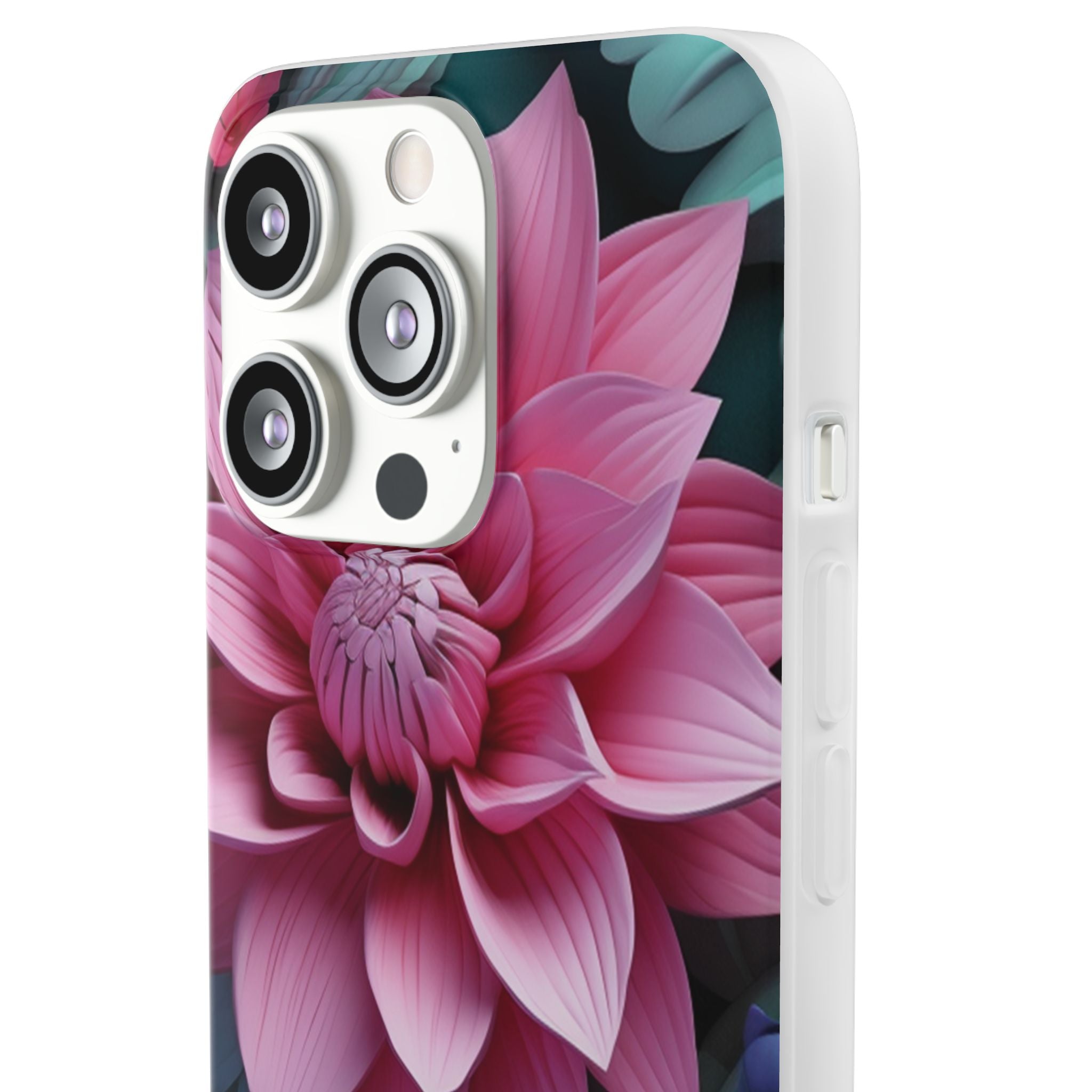 Tropical Pink Flower Flexi Case - Apple iPhone Case