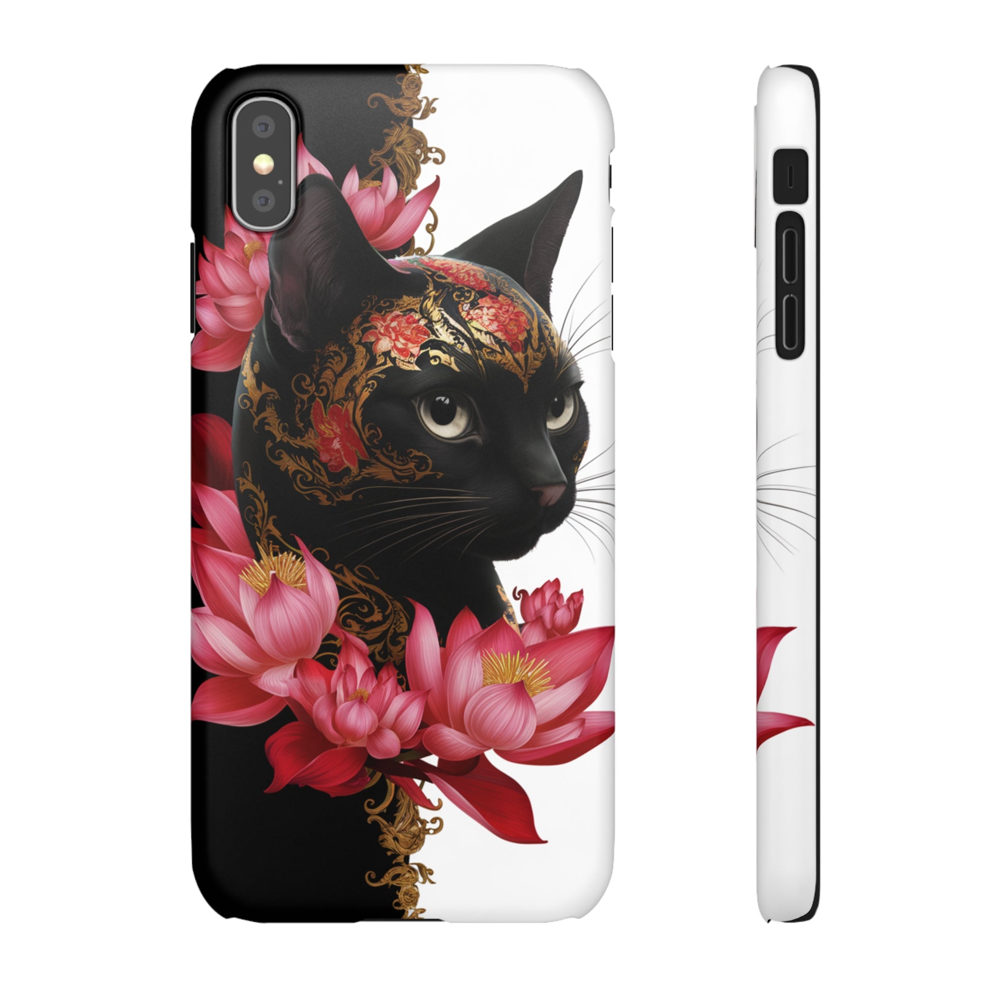 Yin & Yang Mystic Cat - Snap Case Apple iPhone Case