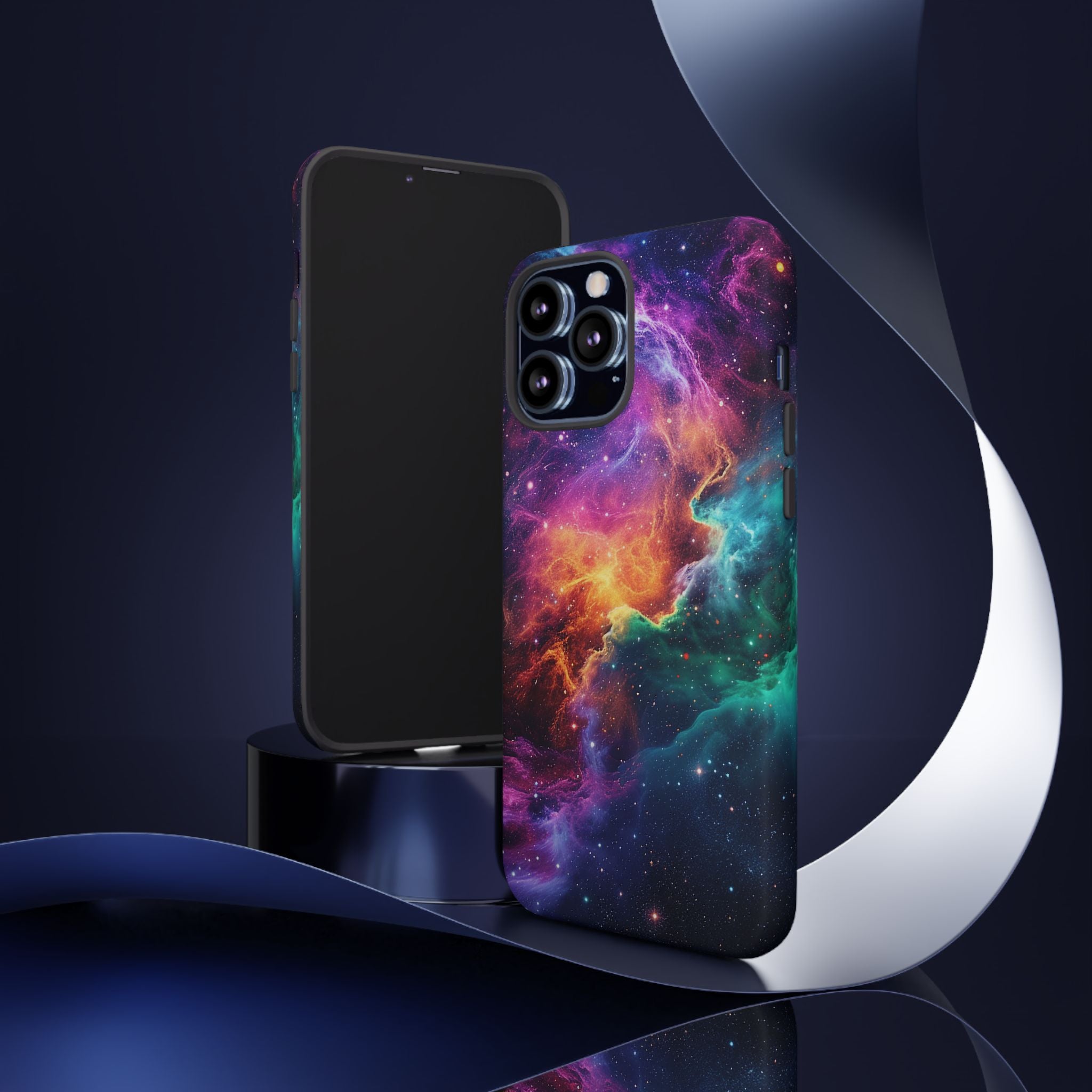 Celestial Aurora Galaxy - Tough Guard Apple iPhone Case