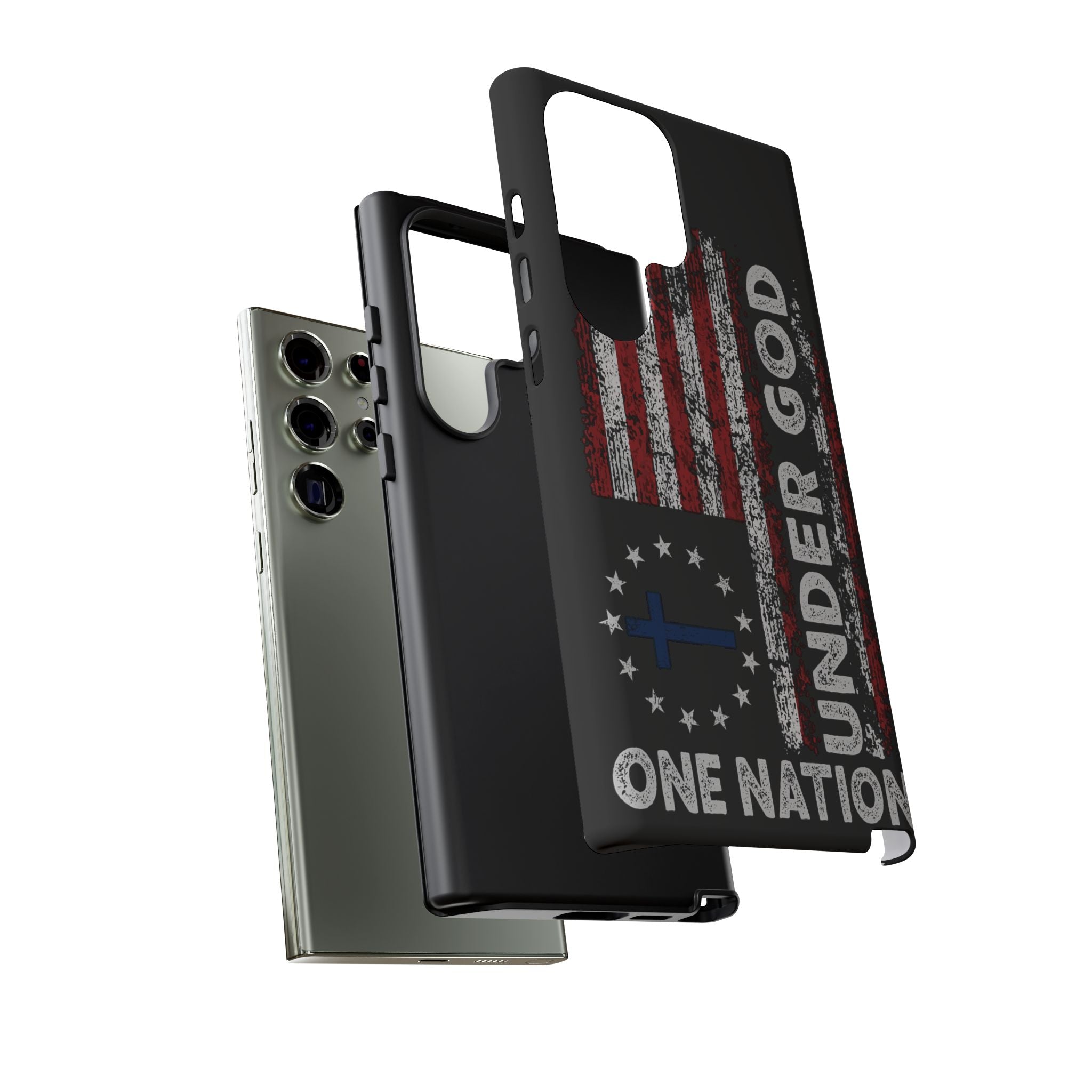 One Nation Under God American Flag - Tough Guard Samsung Galaxy Case