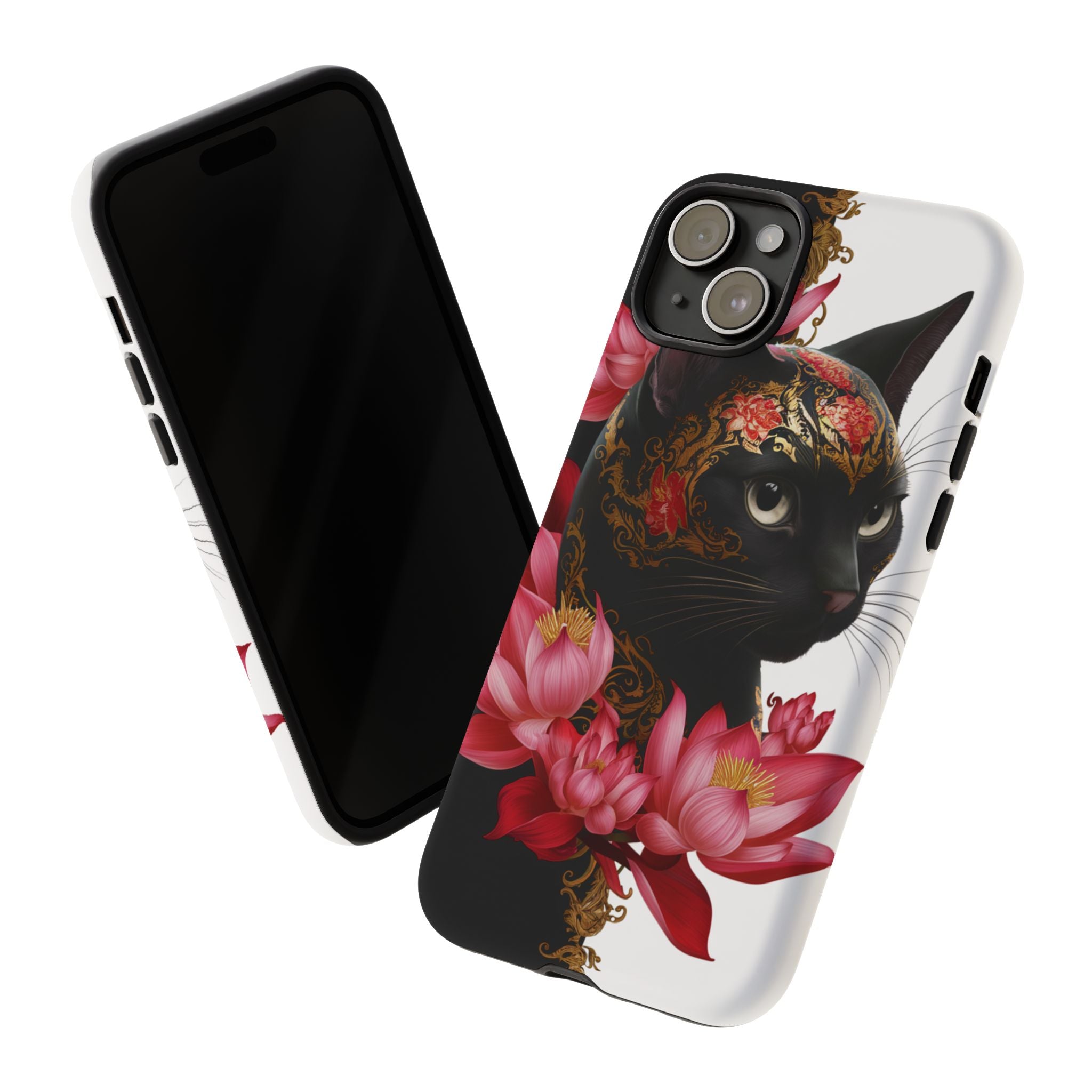Yin & Yang Mystic Cat - Tough Guard Apple iPhone Case