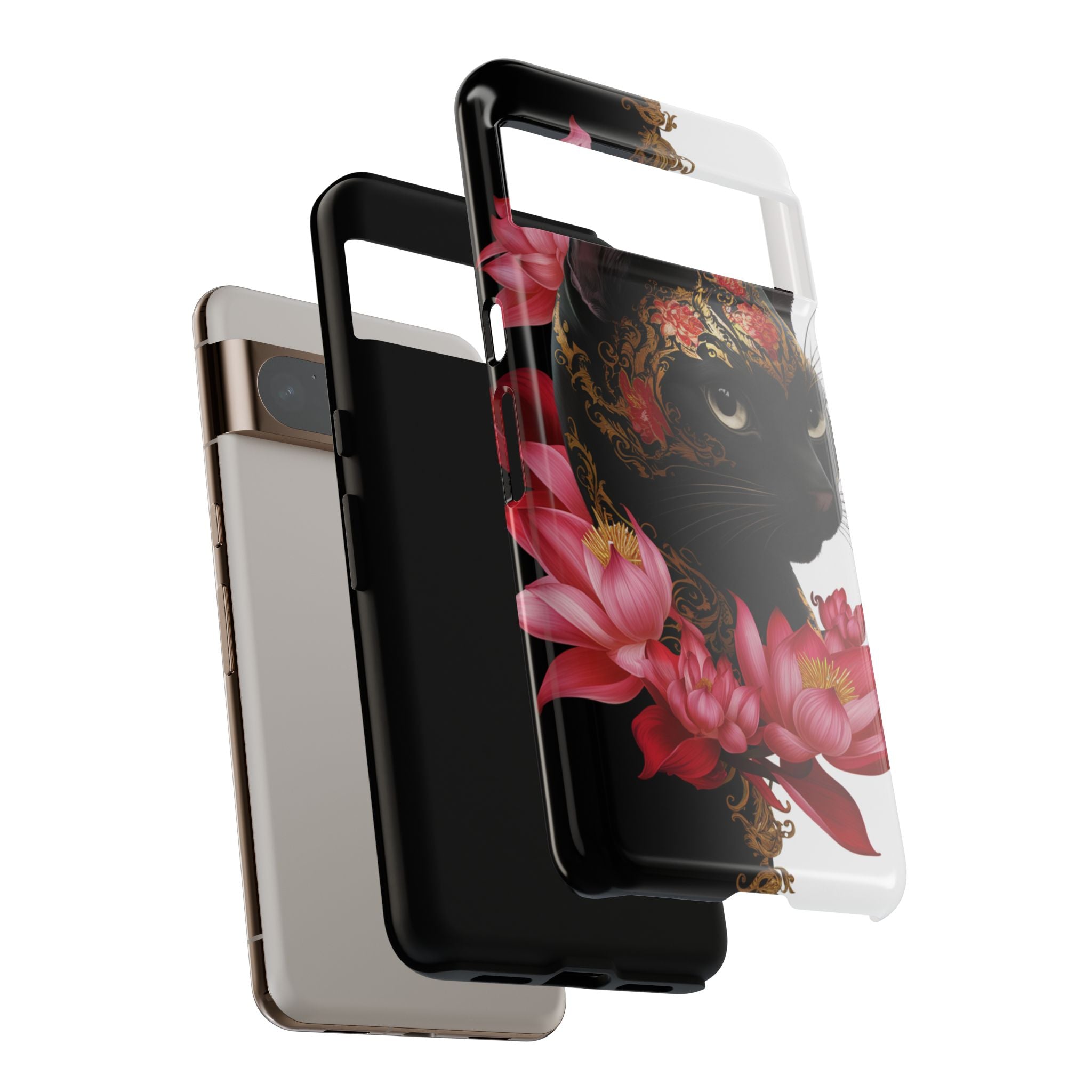 Yin & Yang Mystic Cat - Tough Guard Google Pixel Case
