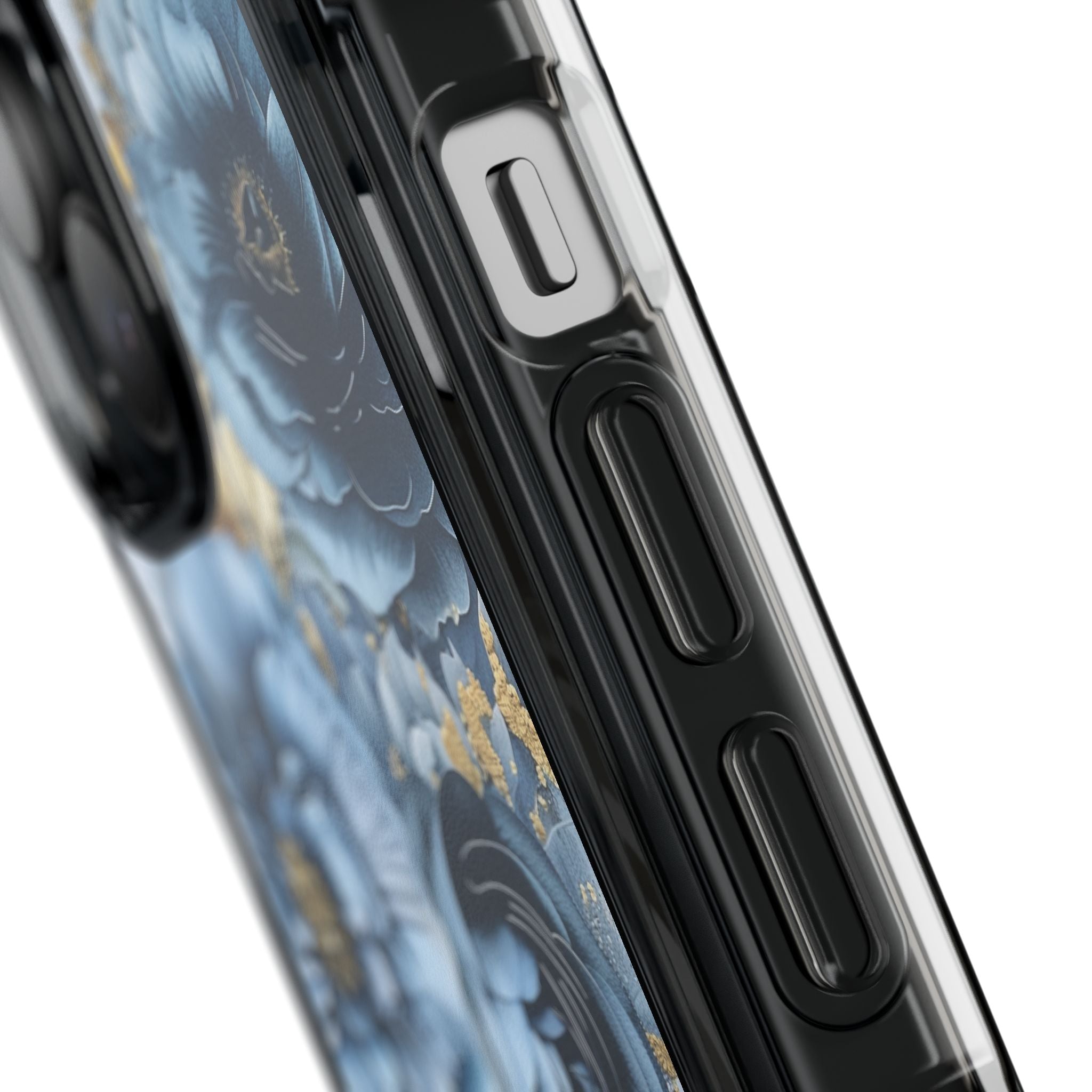 Blooming Blue Floral Bouquet - Magnetic Crystal Guard Apple iPhone Case