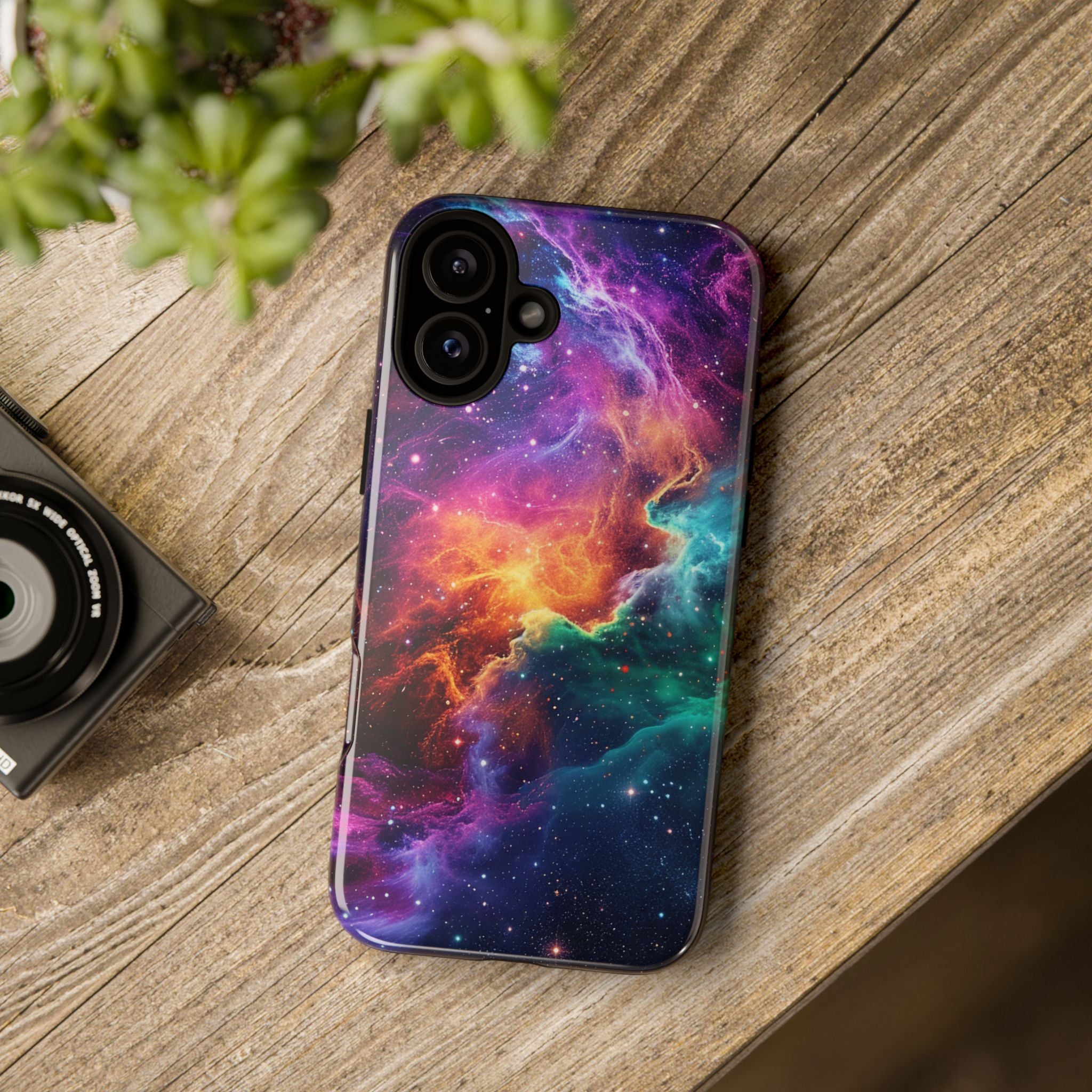Celestial Aurora Galaxy - Tough Guard Apple iPhone Case