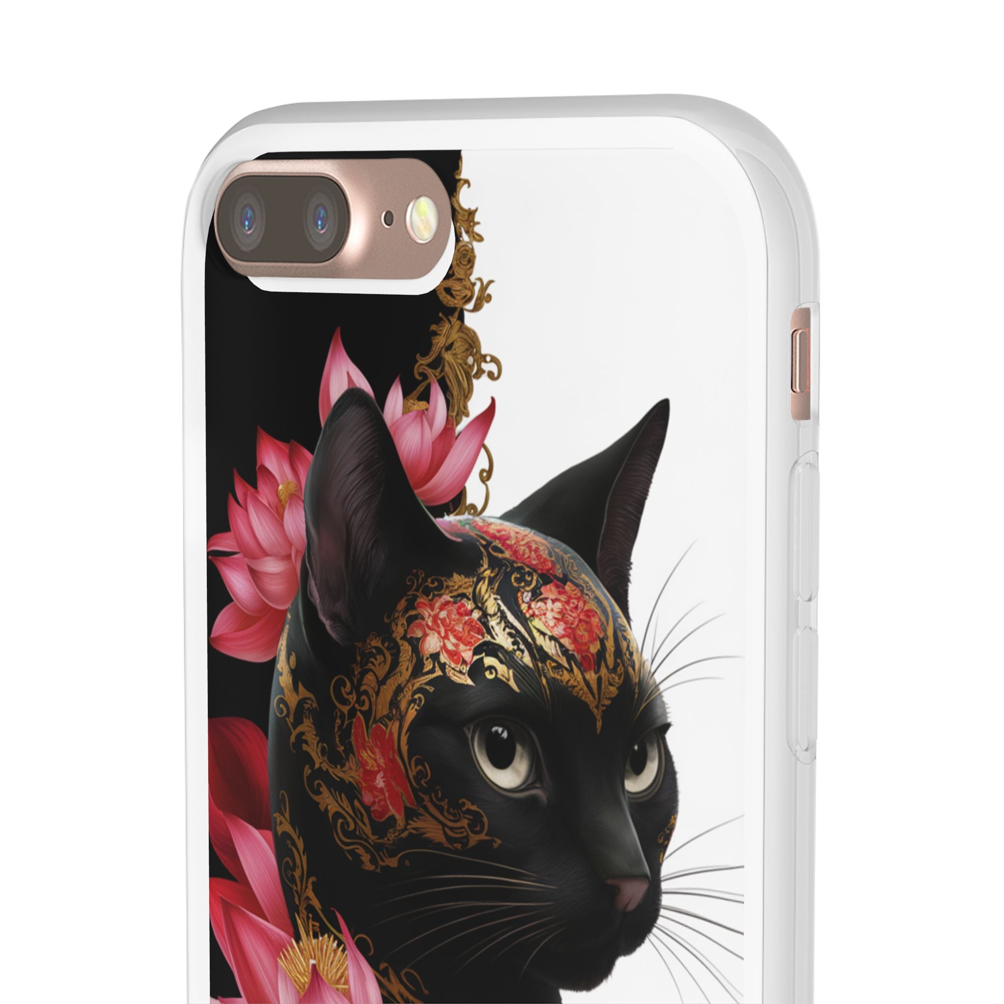 Yin & Yang Mystic Cat - Flexi Case Apple iPhone Case