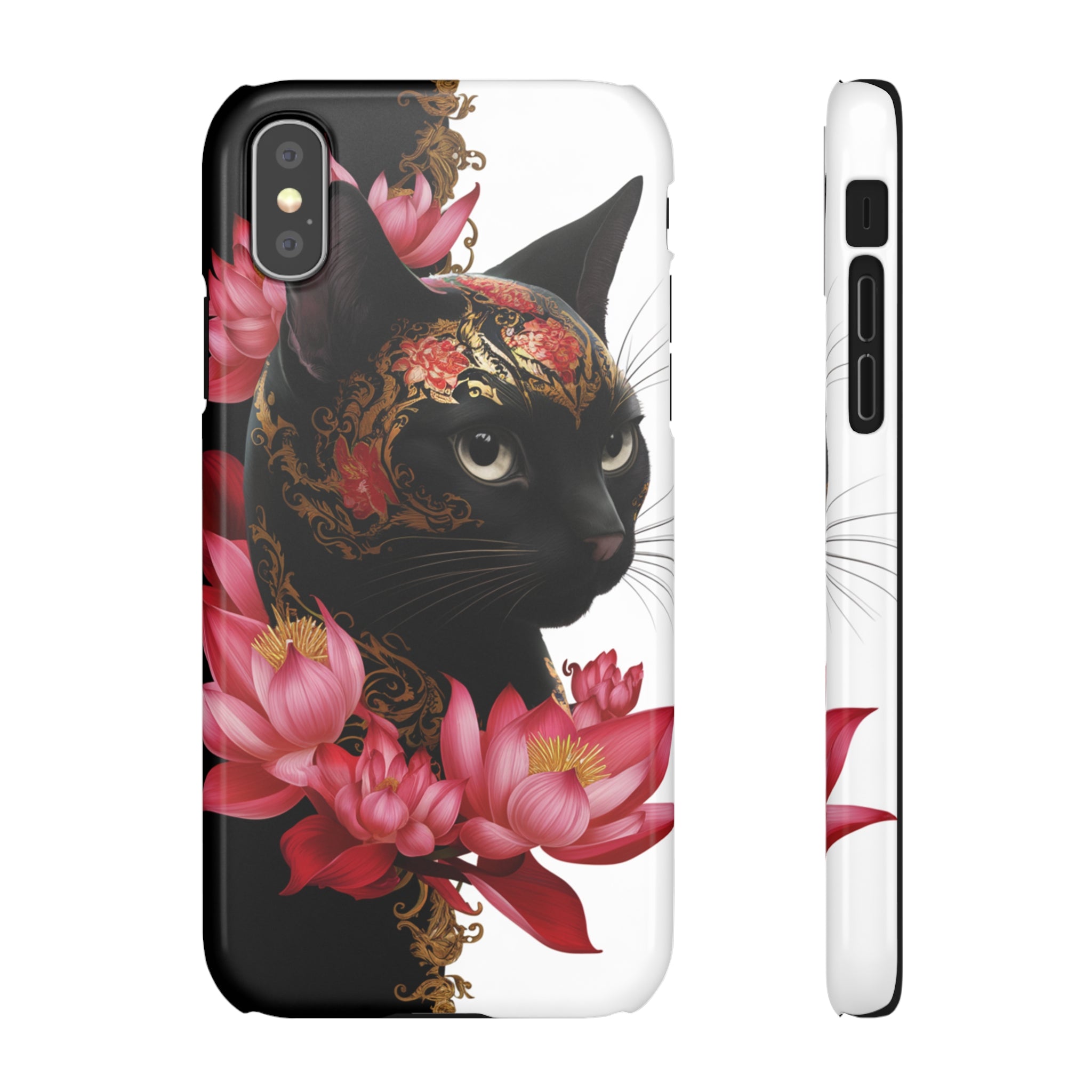 Yin & Yang Mystic Cat - Snap Case Apple iPhone Case