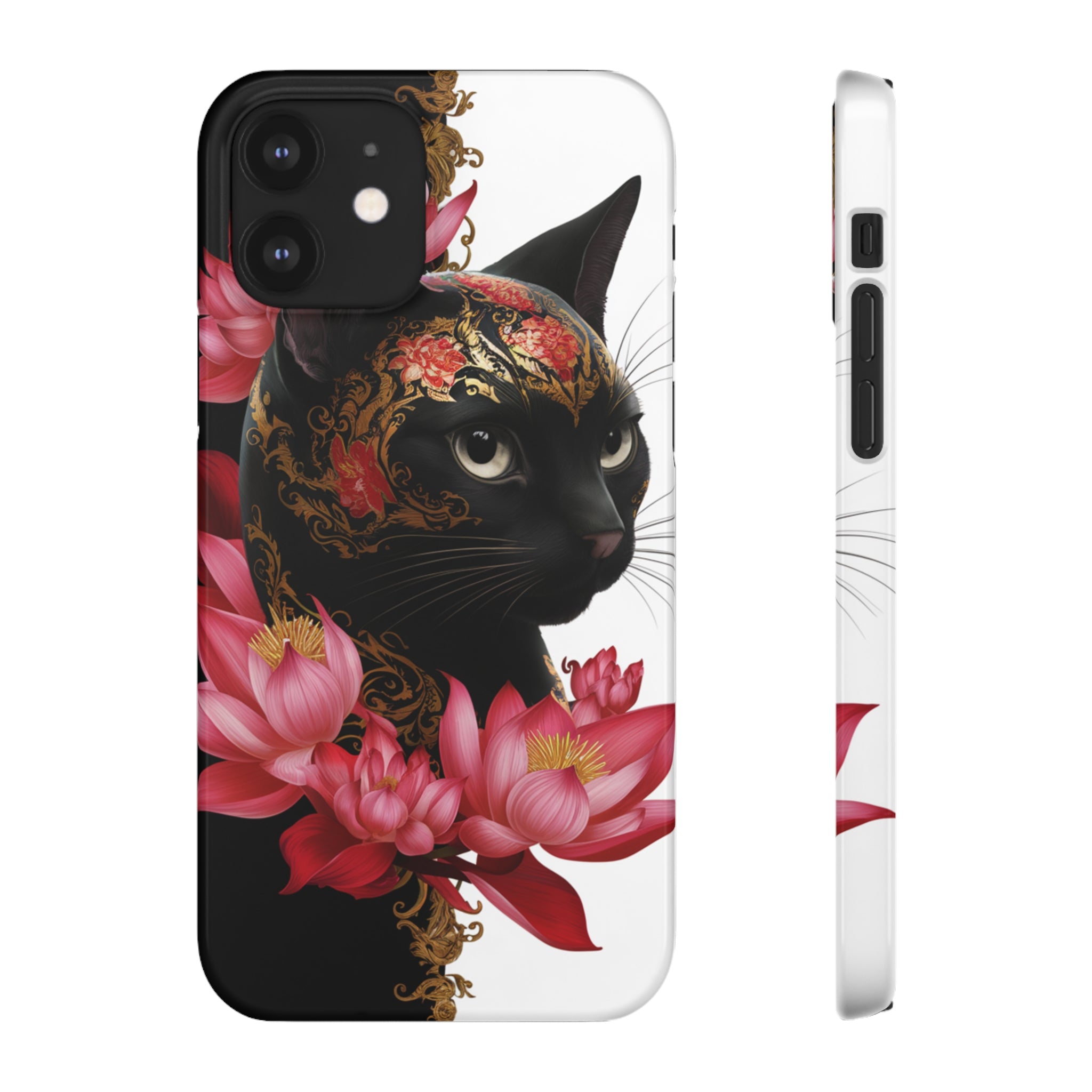 Yin & Yang Mystic Cat - Snap Case Apple iPhone Case