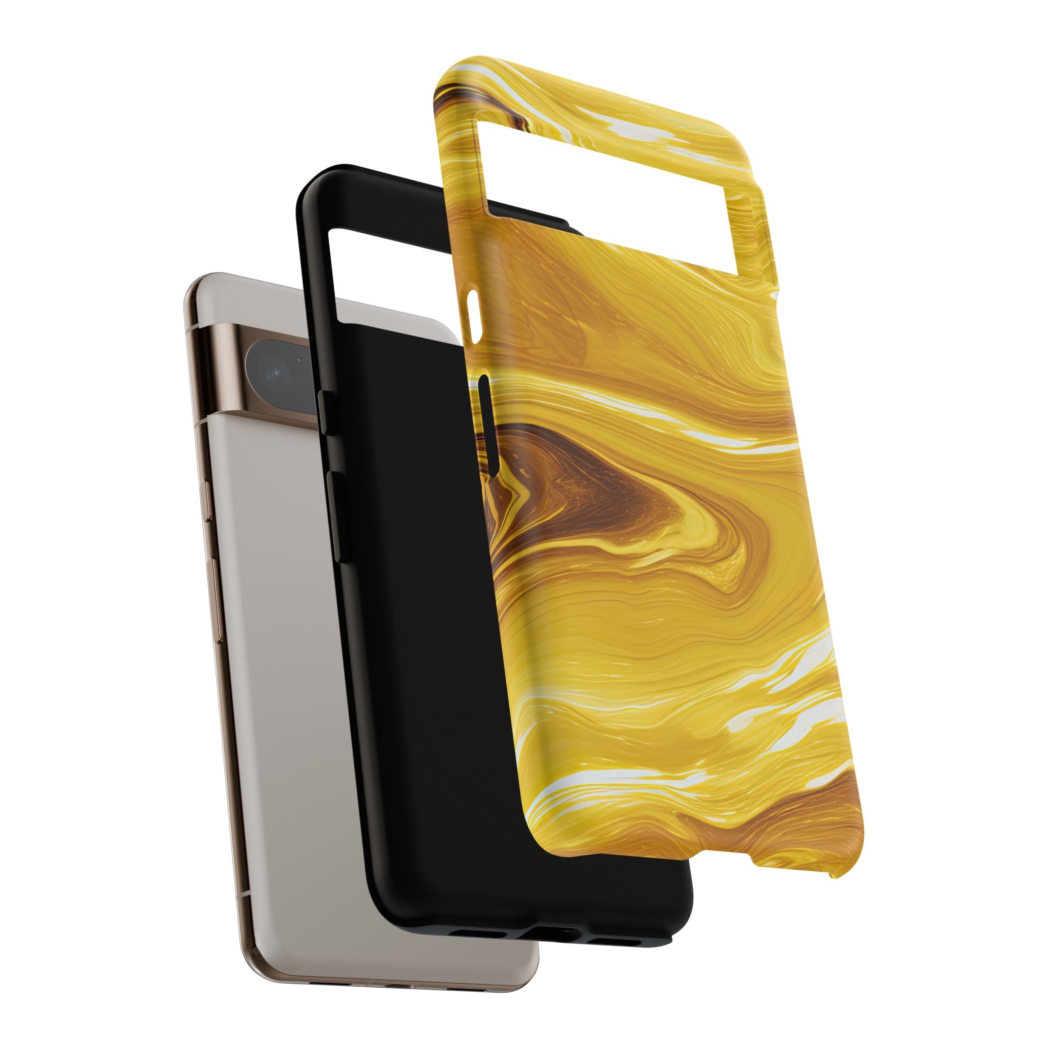 Golden Veil Marble - Tough Guard Google Pixel Case