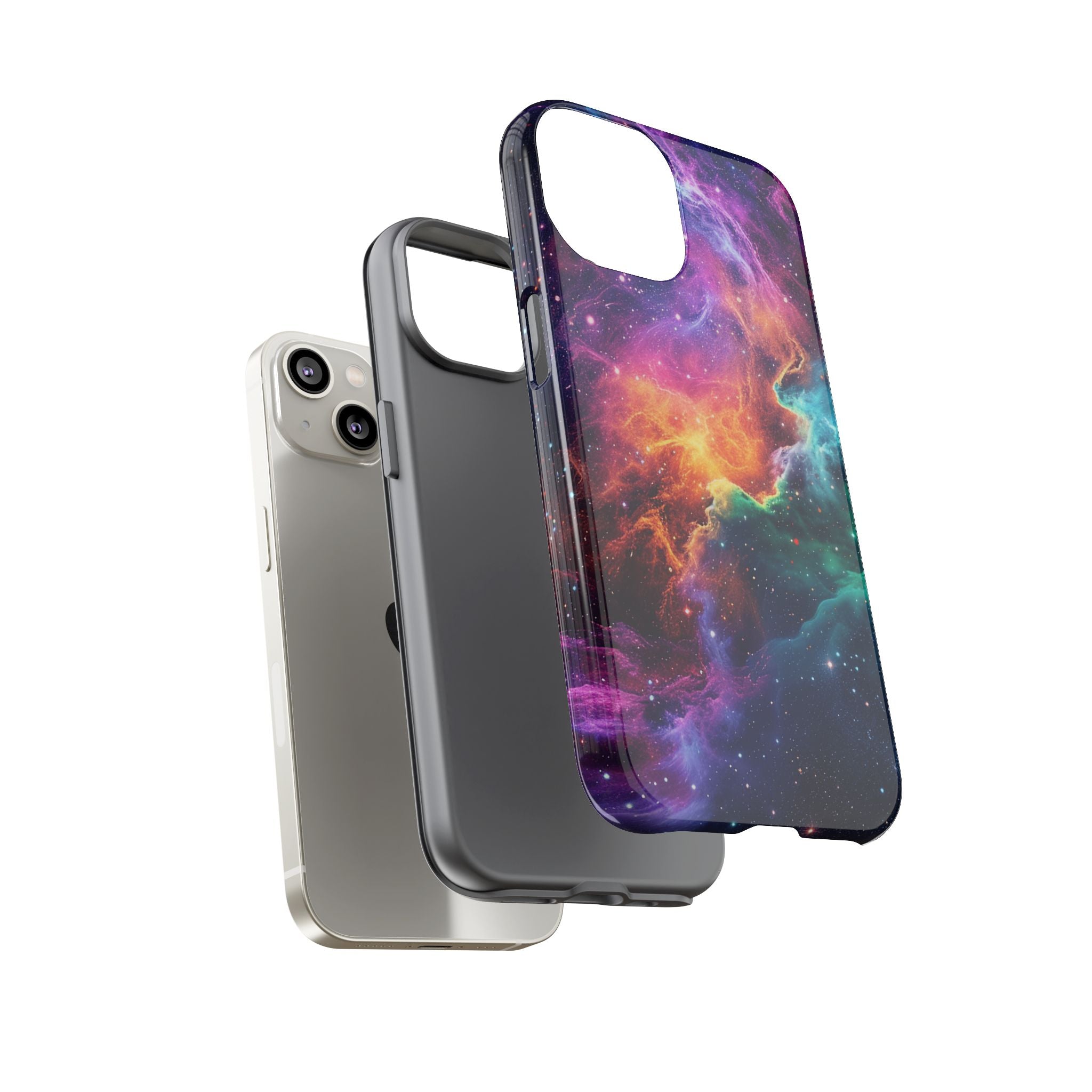 Celestial Aurora Galaxy - Tough Guard Apple iPhone Case