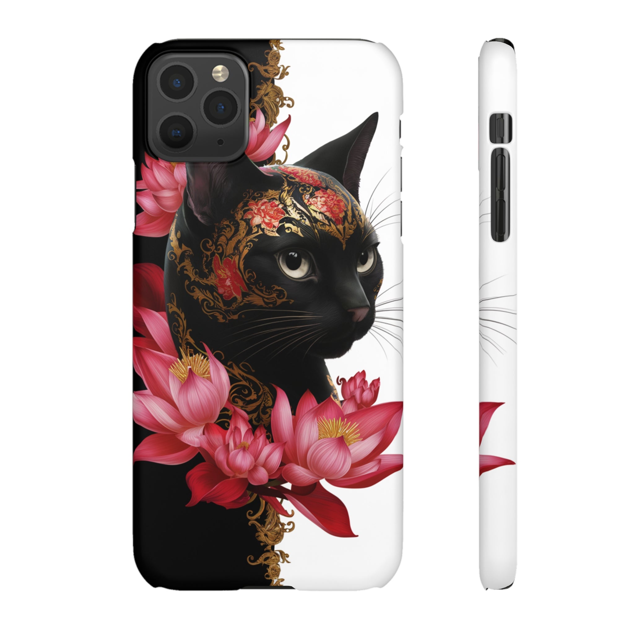 Yin & Yang Mystic Cat - Snap Case Apple iPhone Case