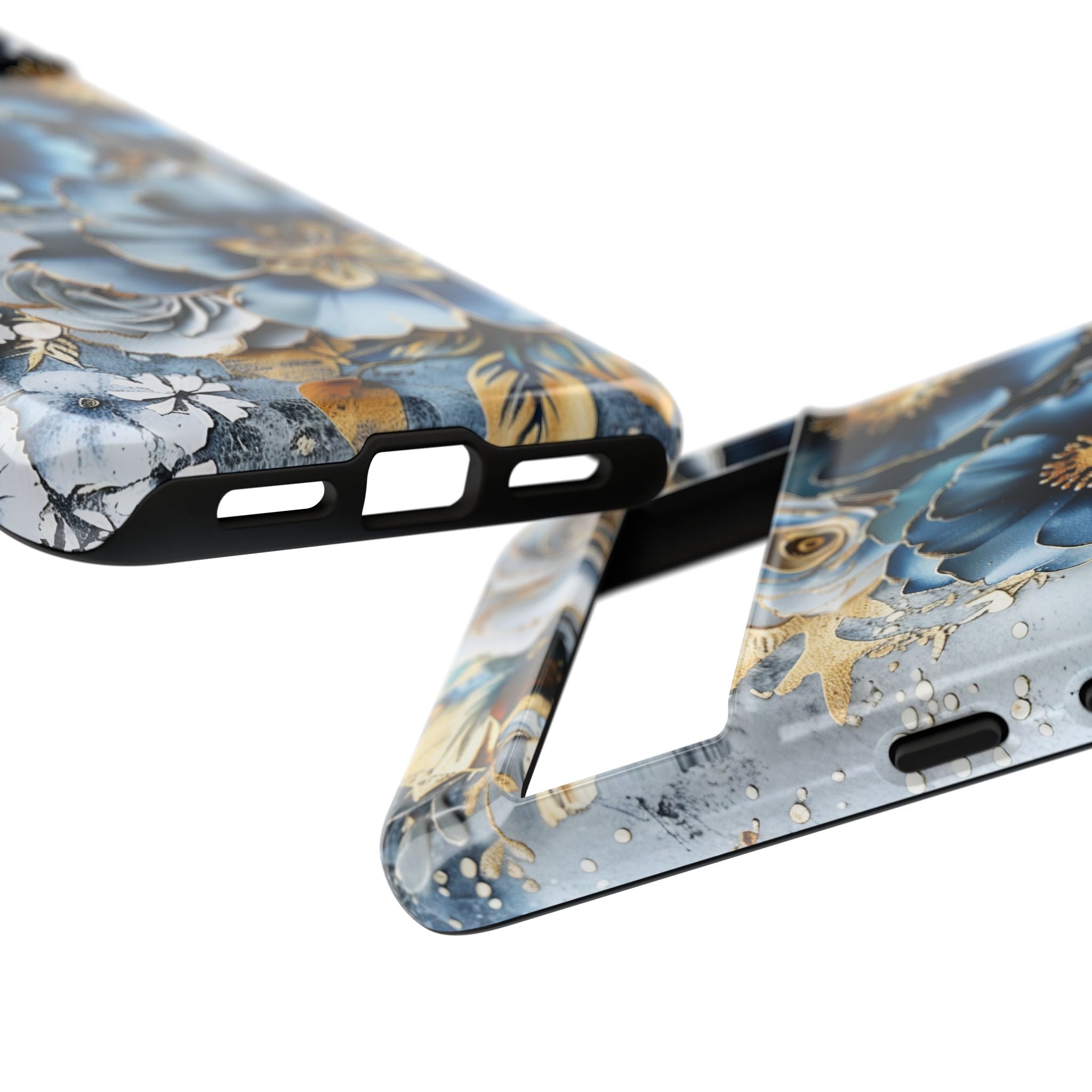 Blue Blooming Flowers - Tough Guard Google Pixel Case