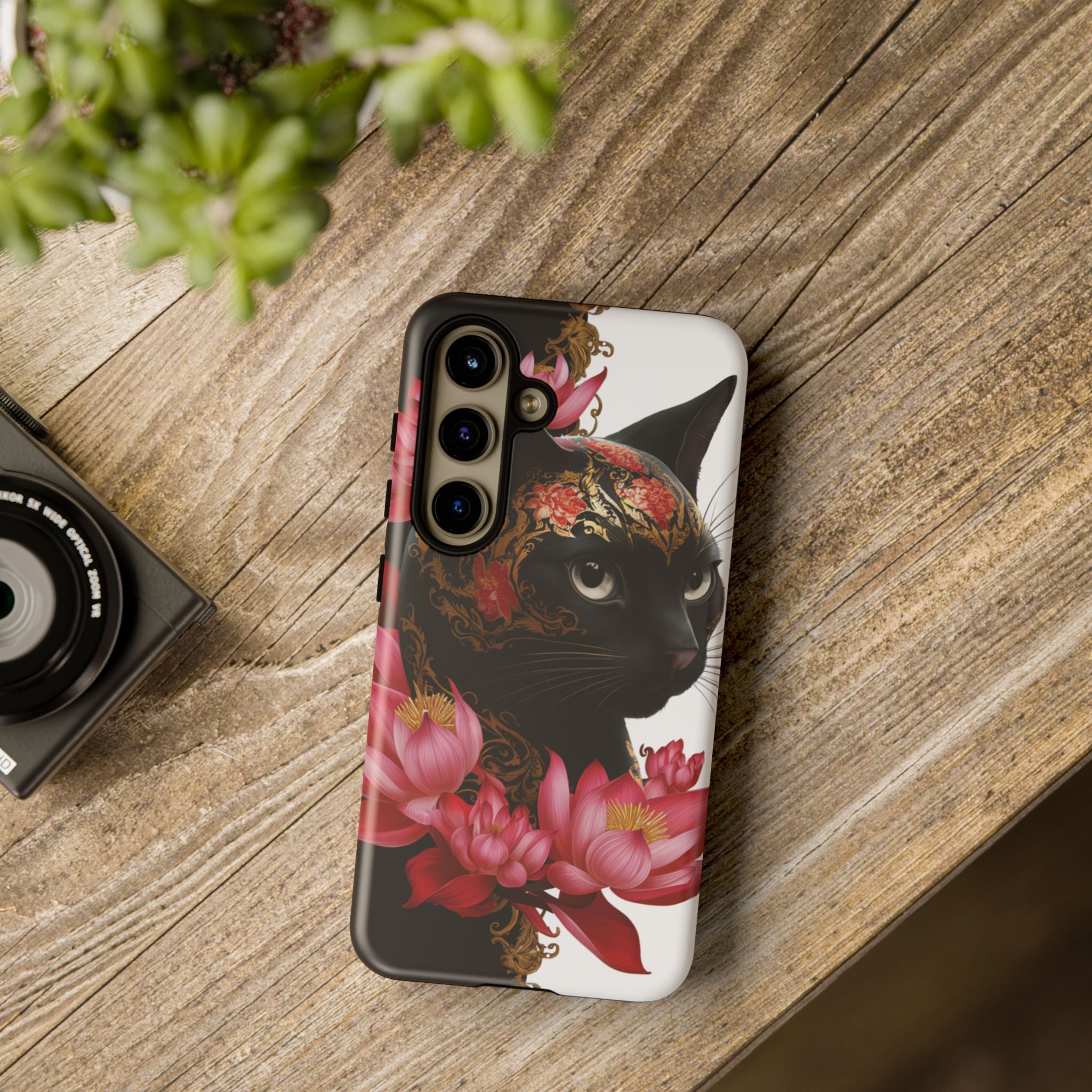 Yin & Yang Mystic Cat - Tough Guard Samsung Galaxy Case