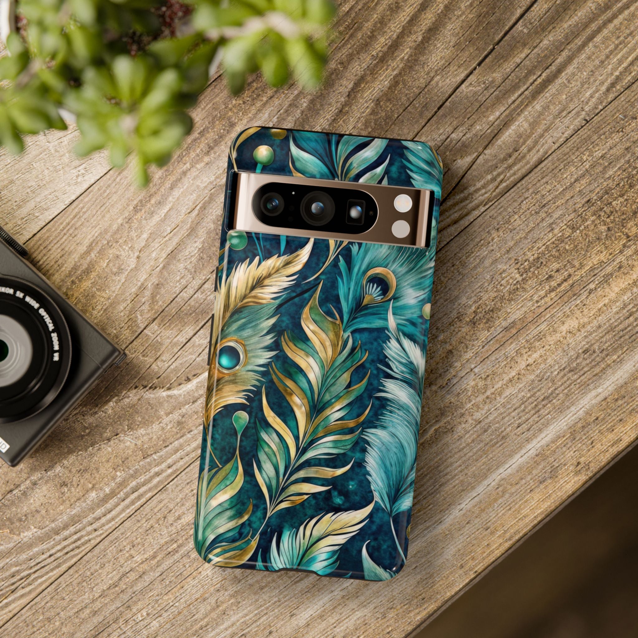 Peacock Feathers - Tough Guard Google Pixel Case