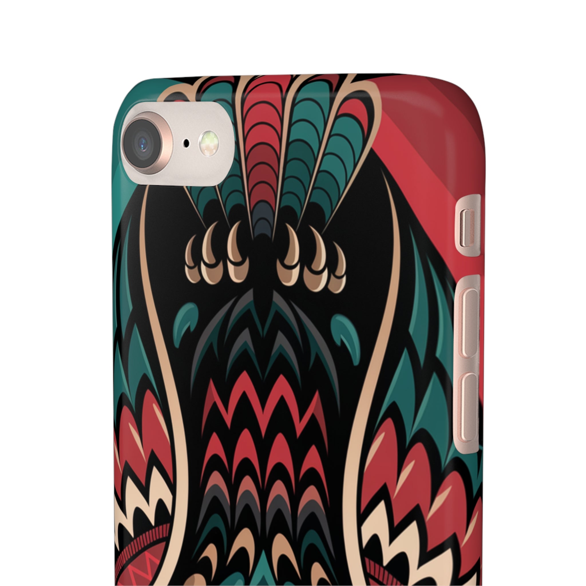 Majestic Haida Native American Owl - Snap Case Apple iPhone Case
