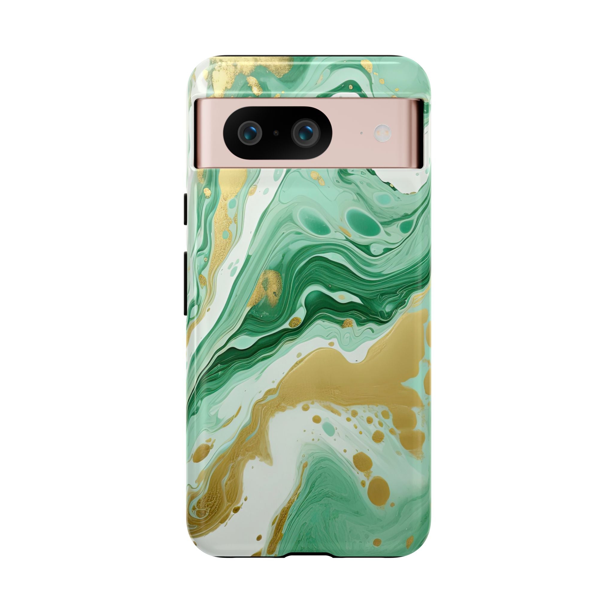 Emerald Gold Marble - Tough Guard Google Pixel Case