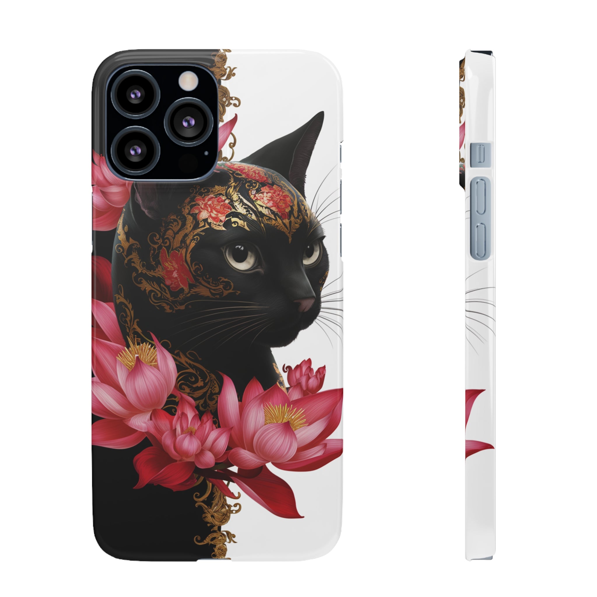 Yin & Yang Mystic Cat - Snap Case Apple iPhone Case
