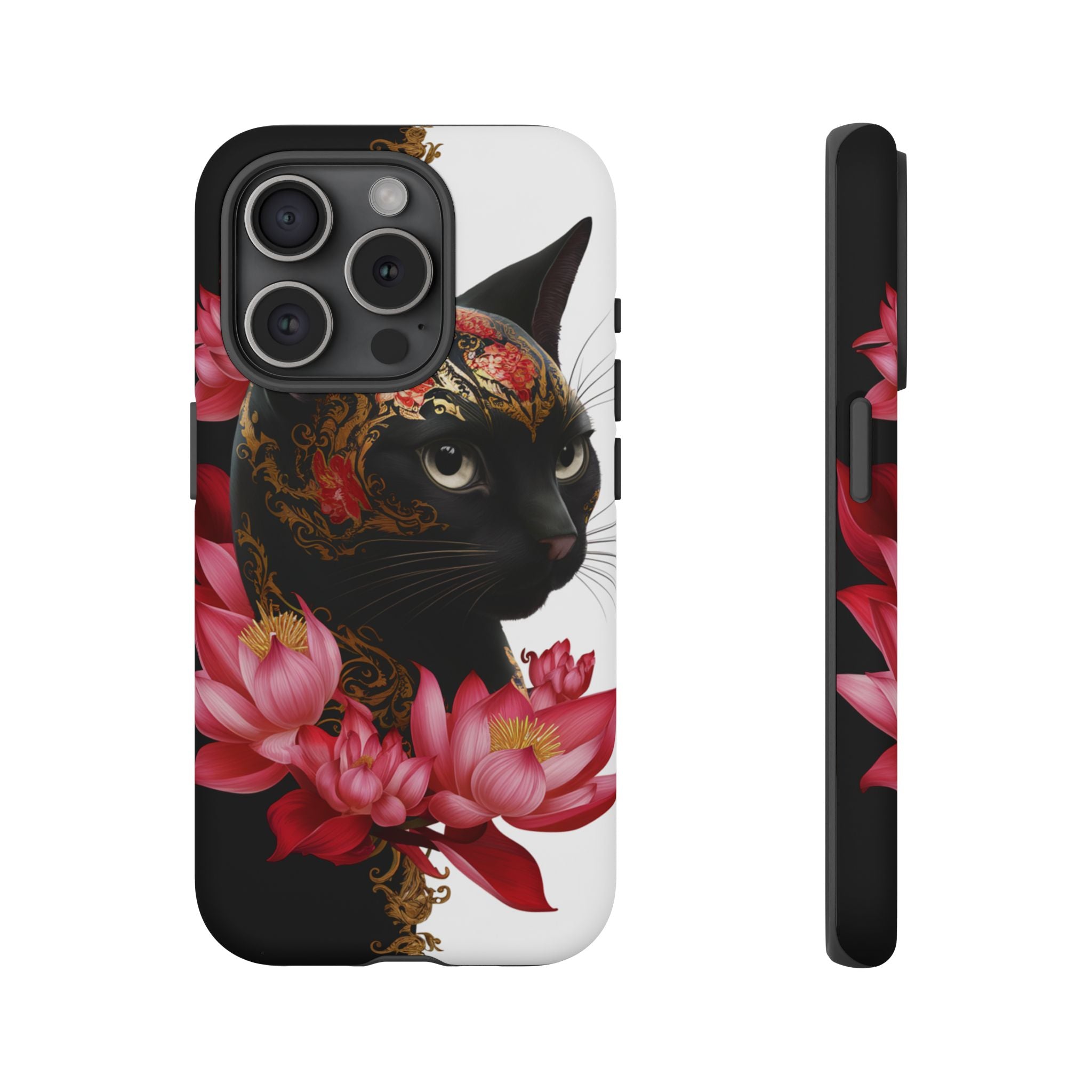 Yin & Yang Mystic Cat - Tough Guard Apple iPhone Case