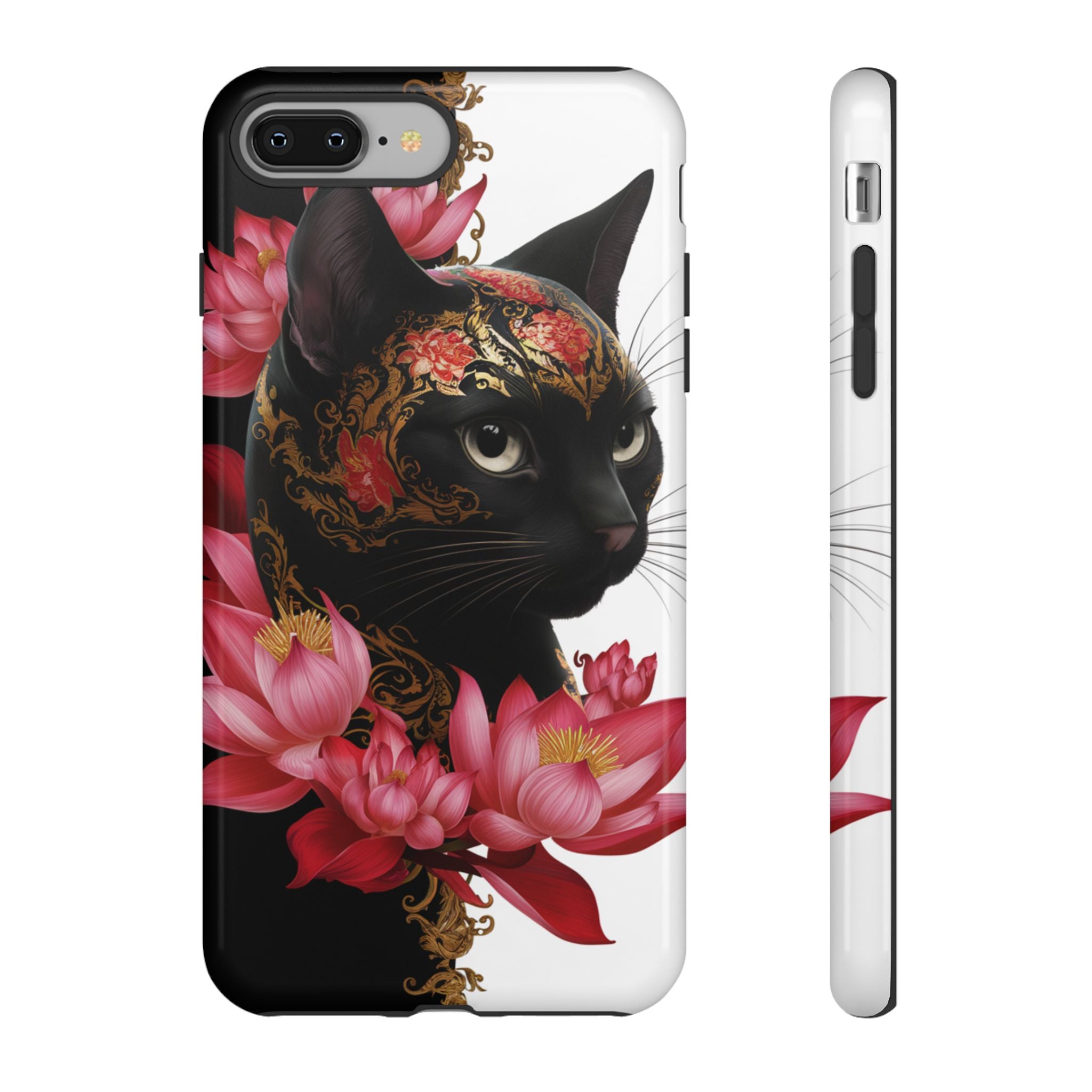 Yin & Yang Mystic Cat - Tough Guard Apple iPhone Case