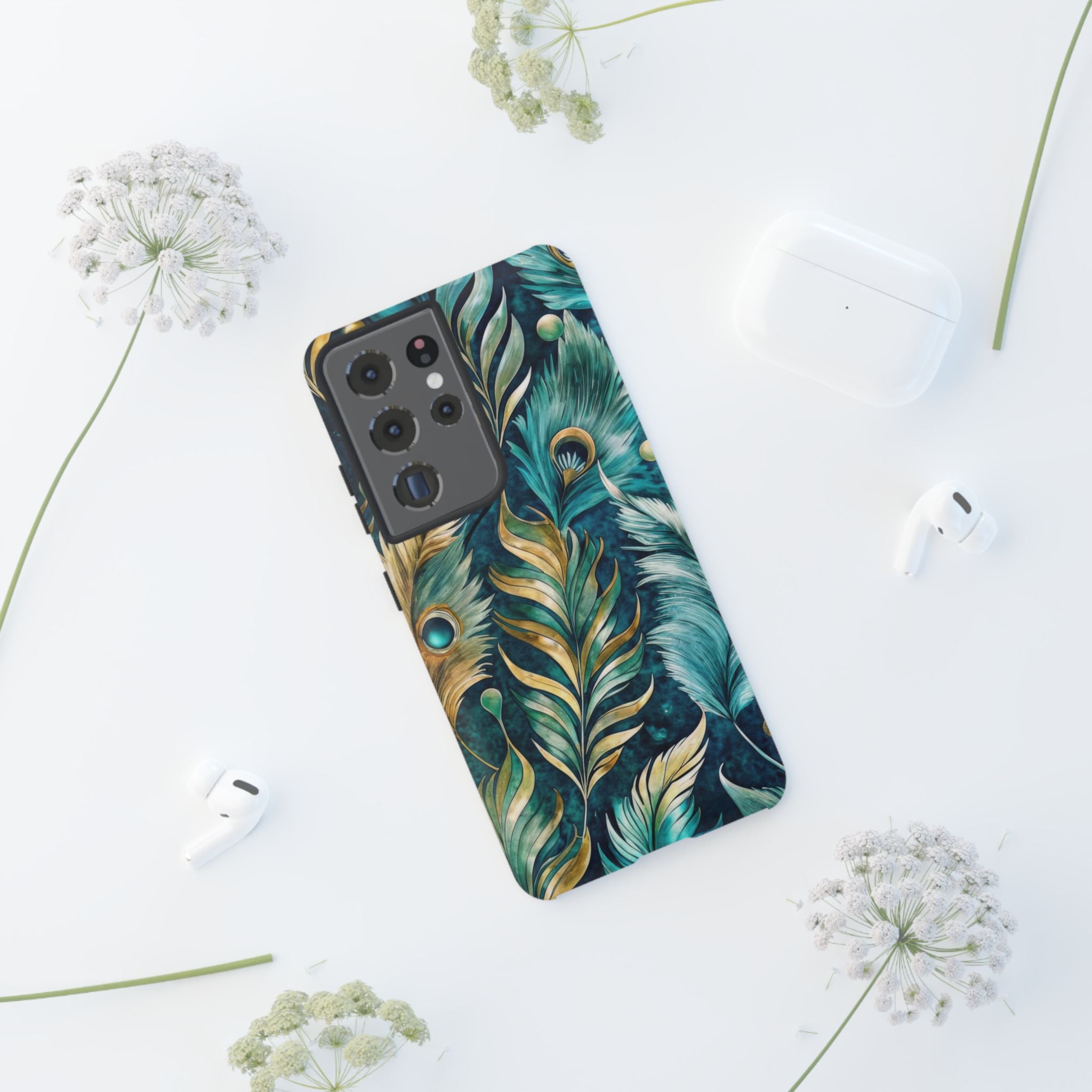 Peacock Feathers - Tough Guard Samsung Galaxy Case