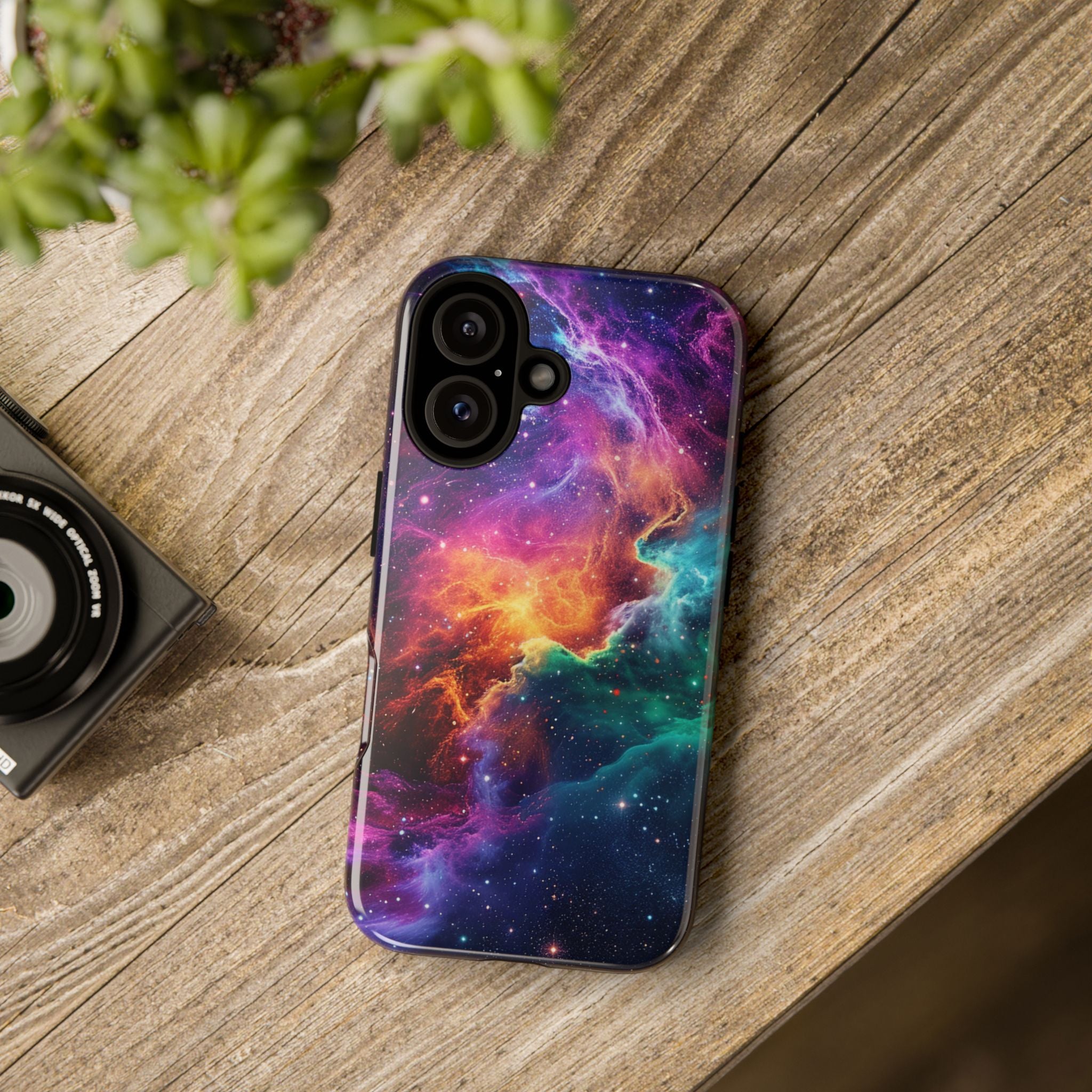 Celestial Aurora Galaxy - Tough Guard Apple iPhone Case