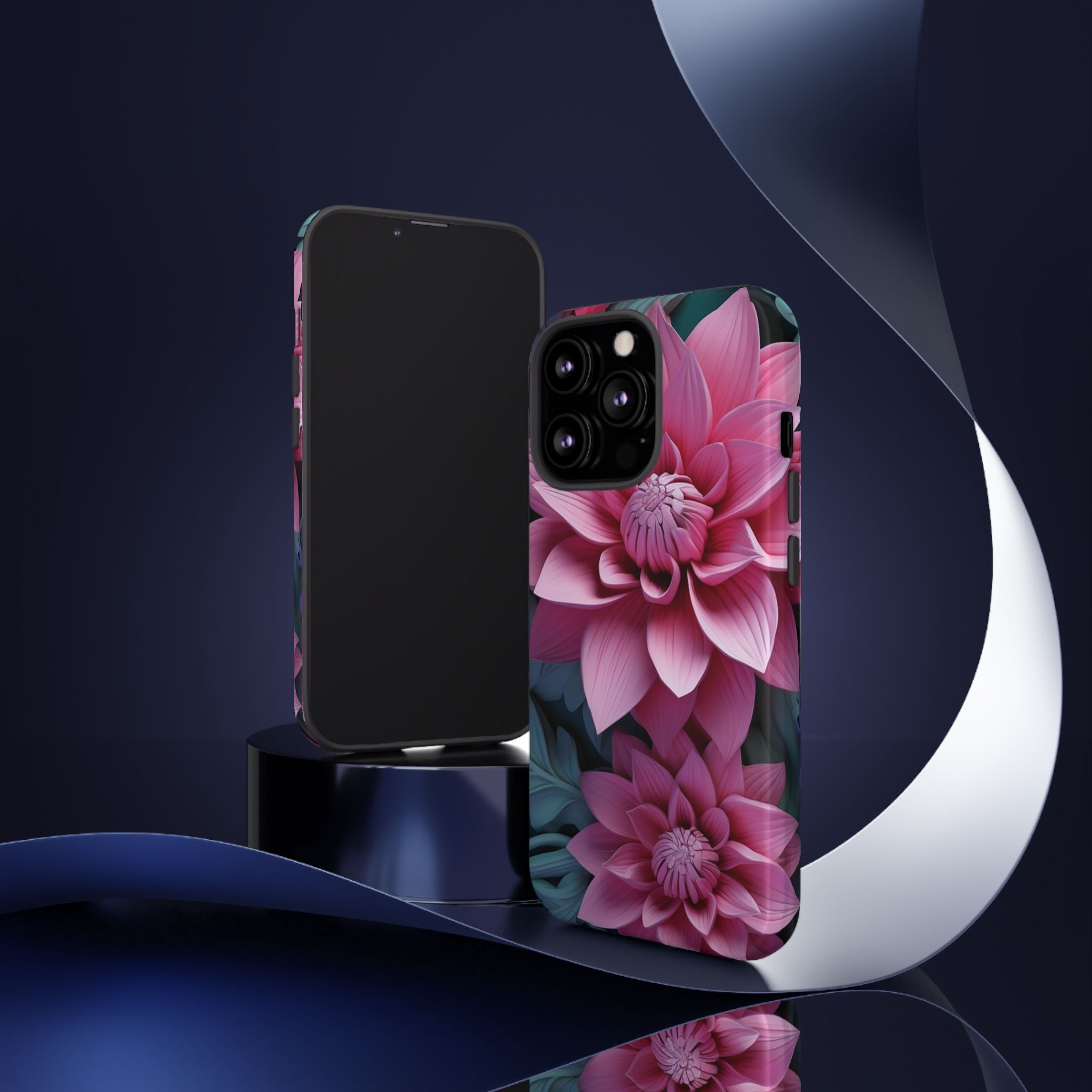 Tropical Pink Flower - Tough Guard Apple iPhone Case