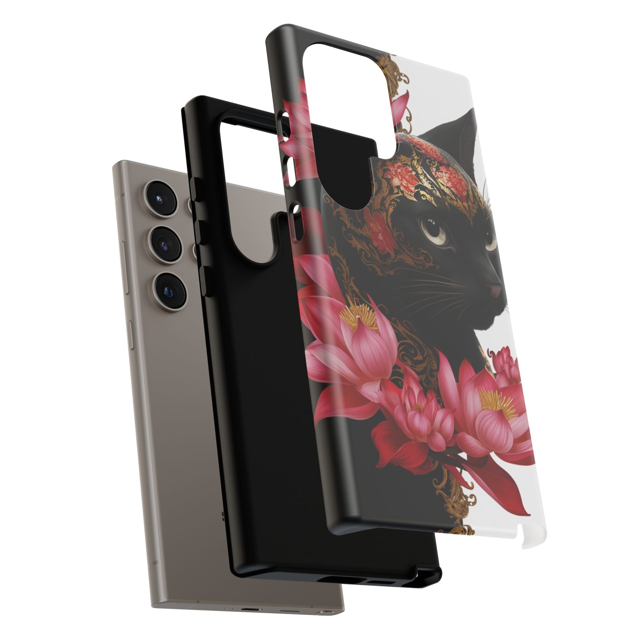 Yin & Yang Mystic Cat - Tough Guard Samsung Galaxy Case