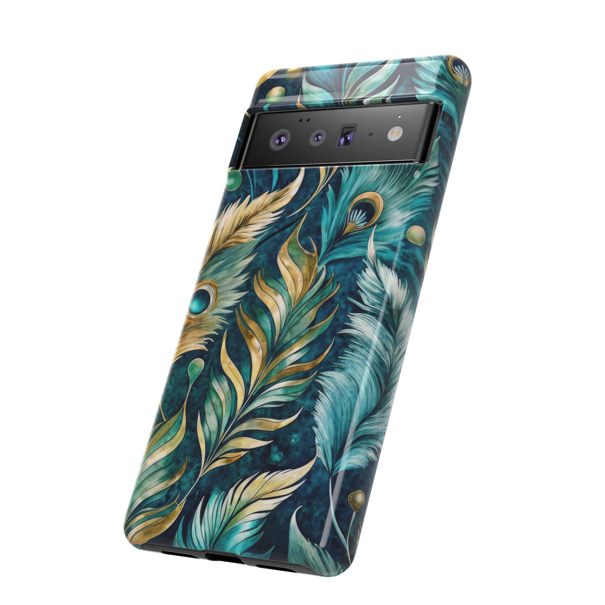 Peacock Feathers - Tough Guard Google Pixel Case