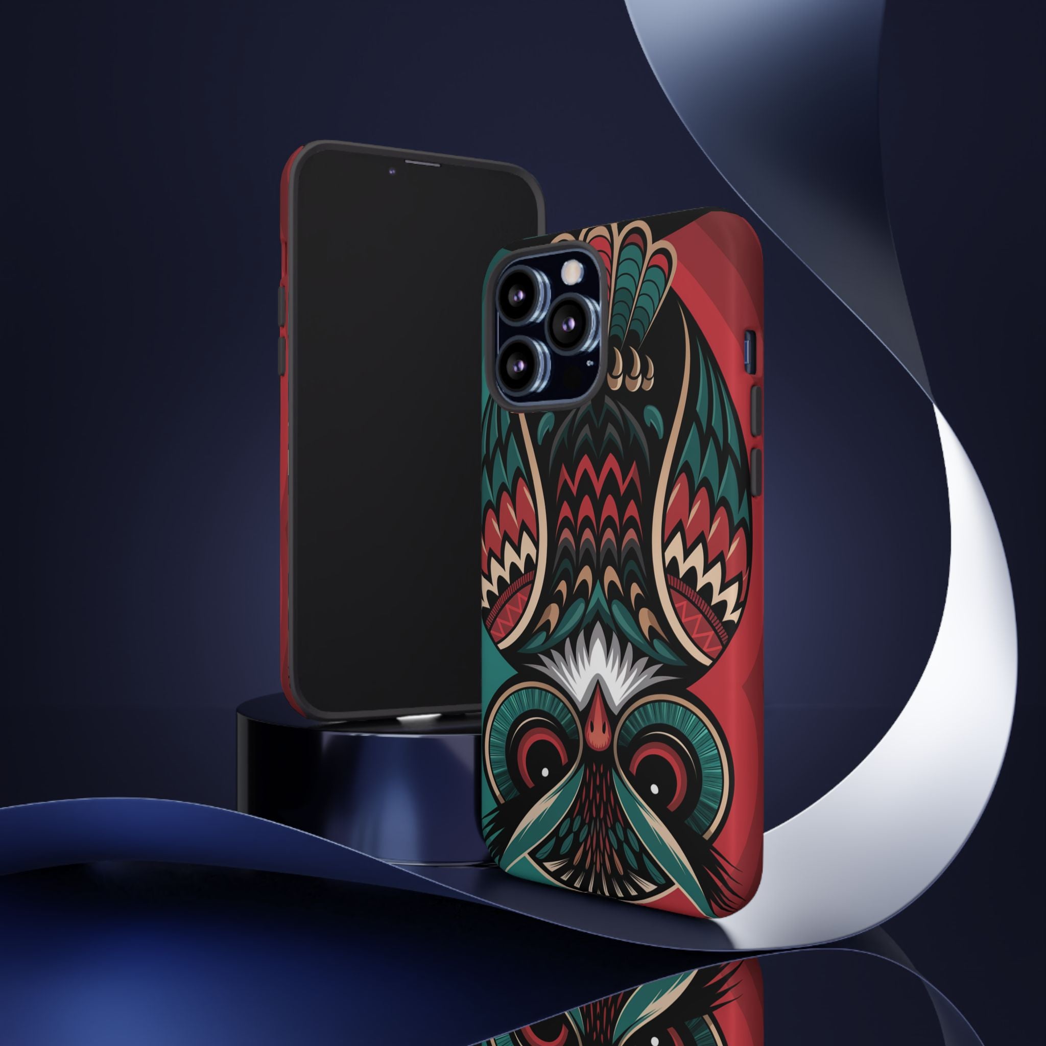 Majestic Haida Native American Owl - Tough Guard Apple iPhone Case