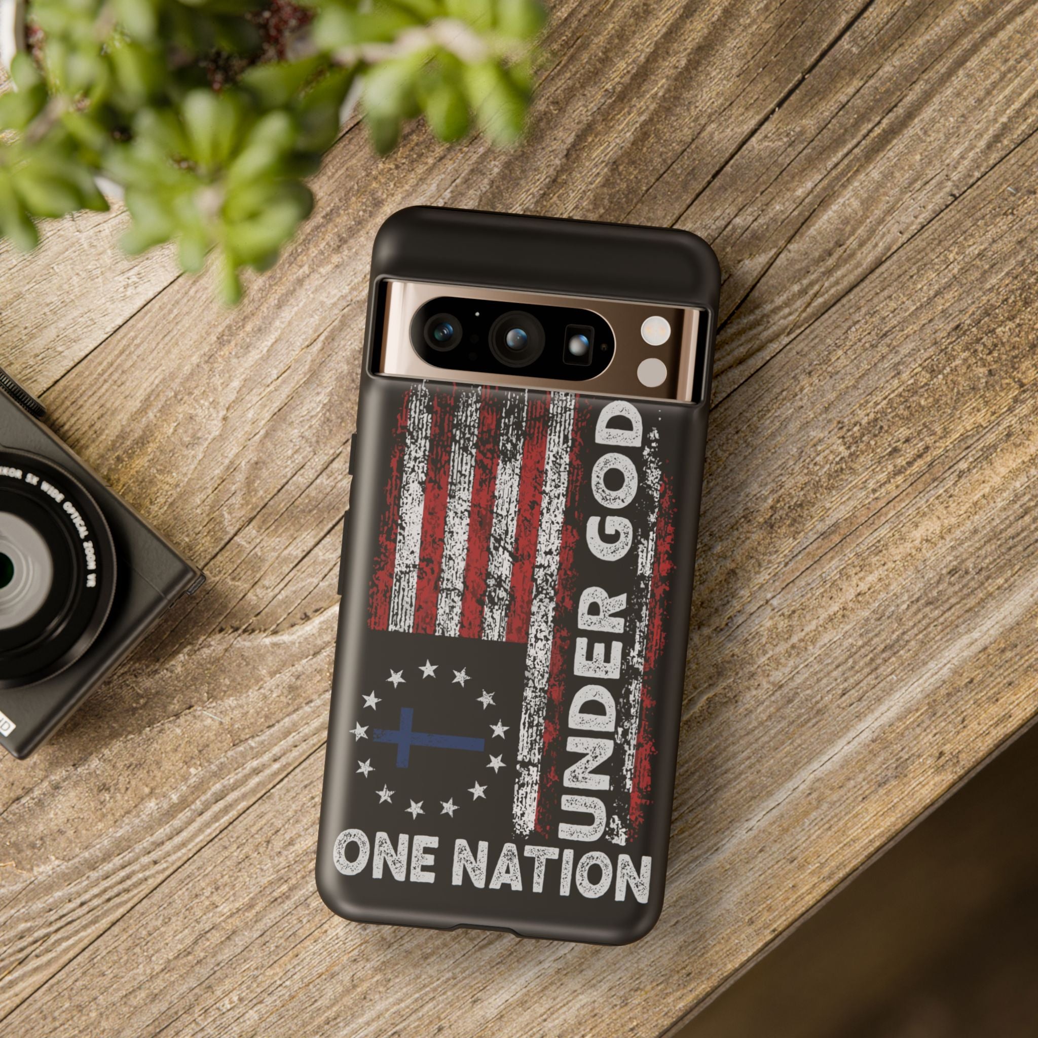 One Nation Under God American Flag - Tough Guard Google Pixel Case