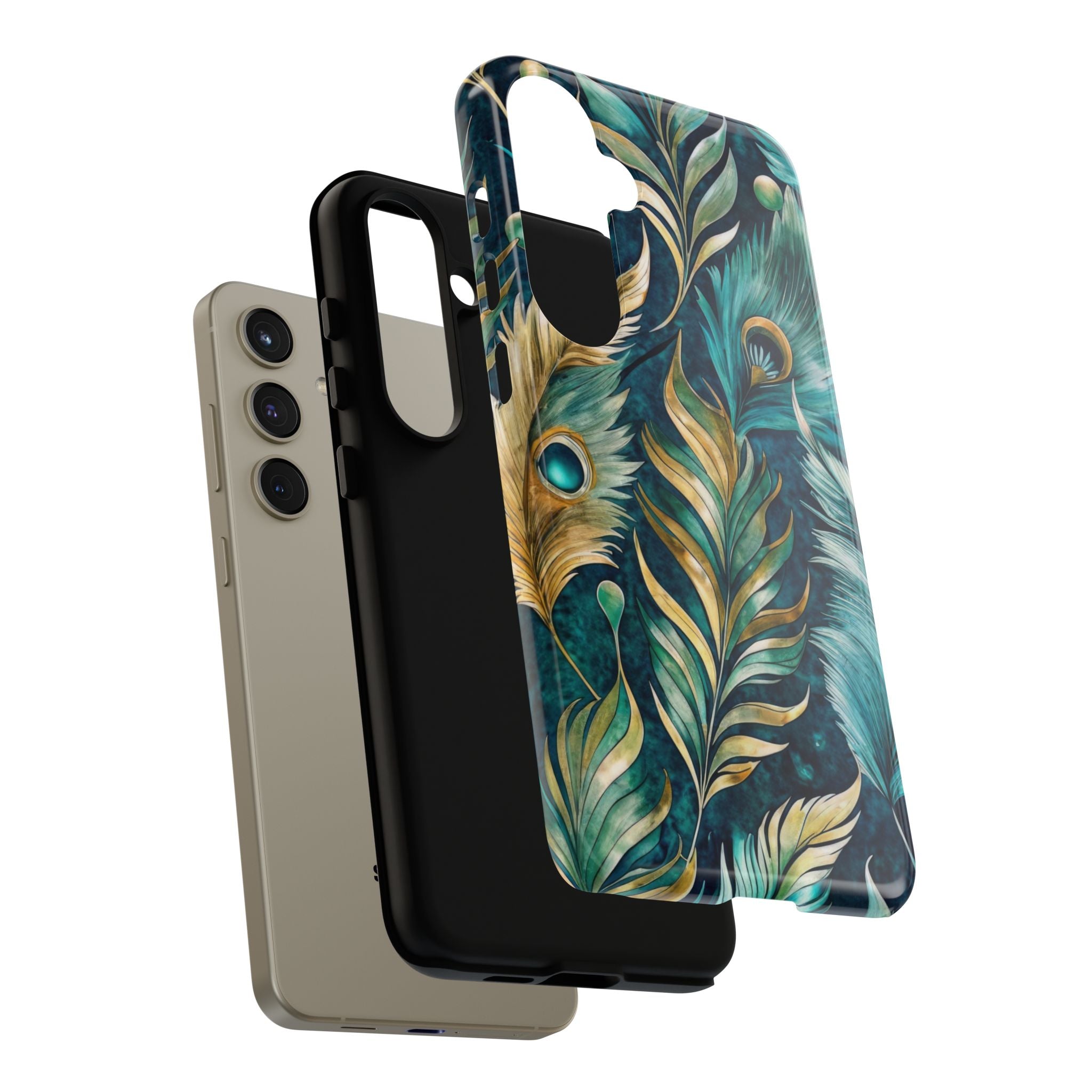 Peacock Feathers - Tough Guard Samsung Galaxy Case