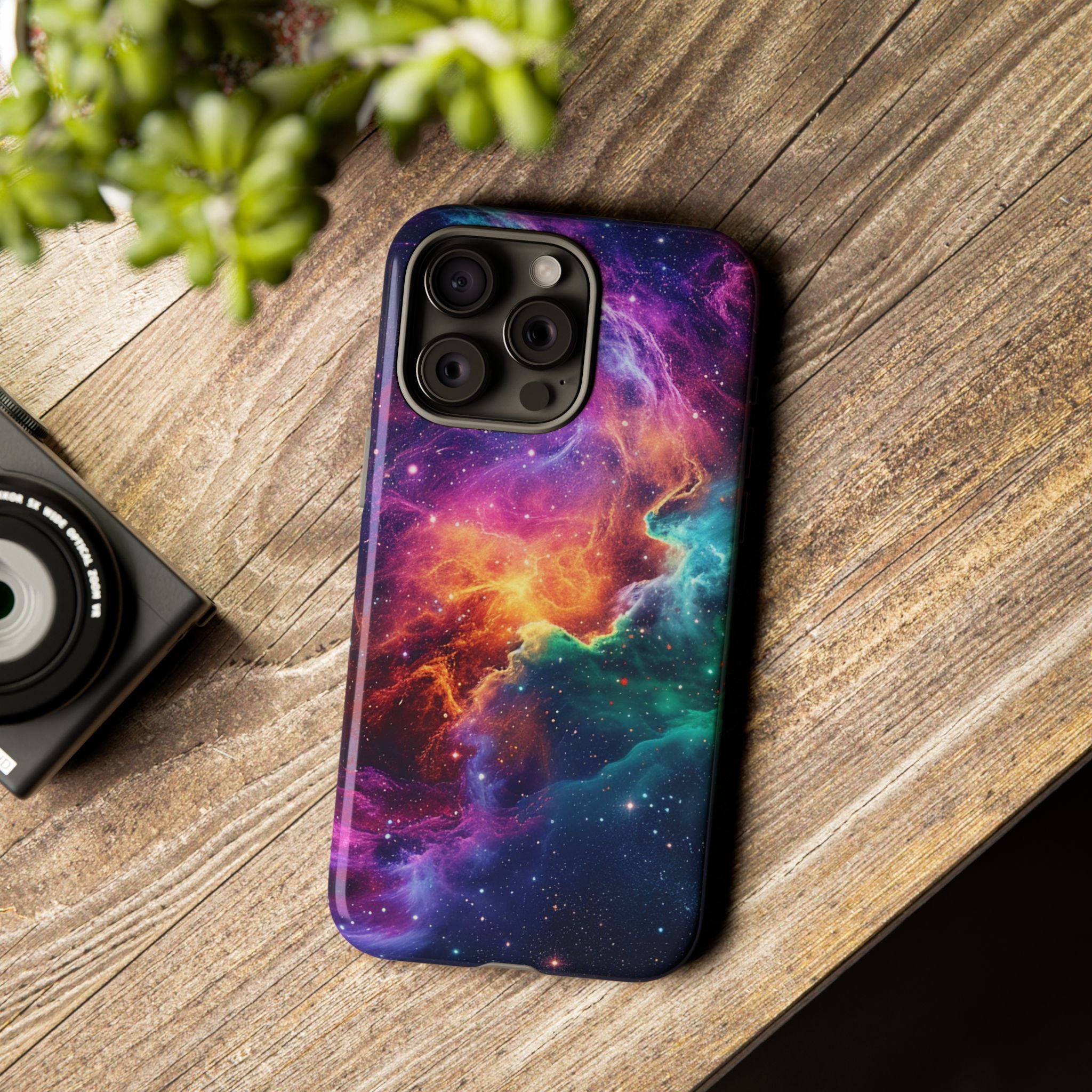 Celestial Aurora Galaxy - Tough Guard Apple iPhone Case