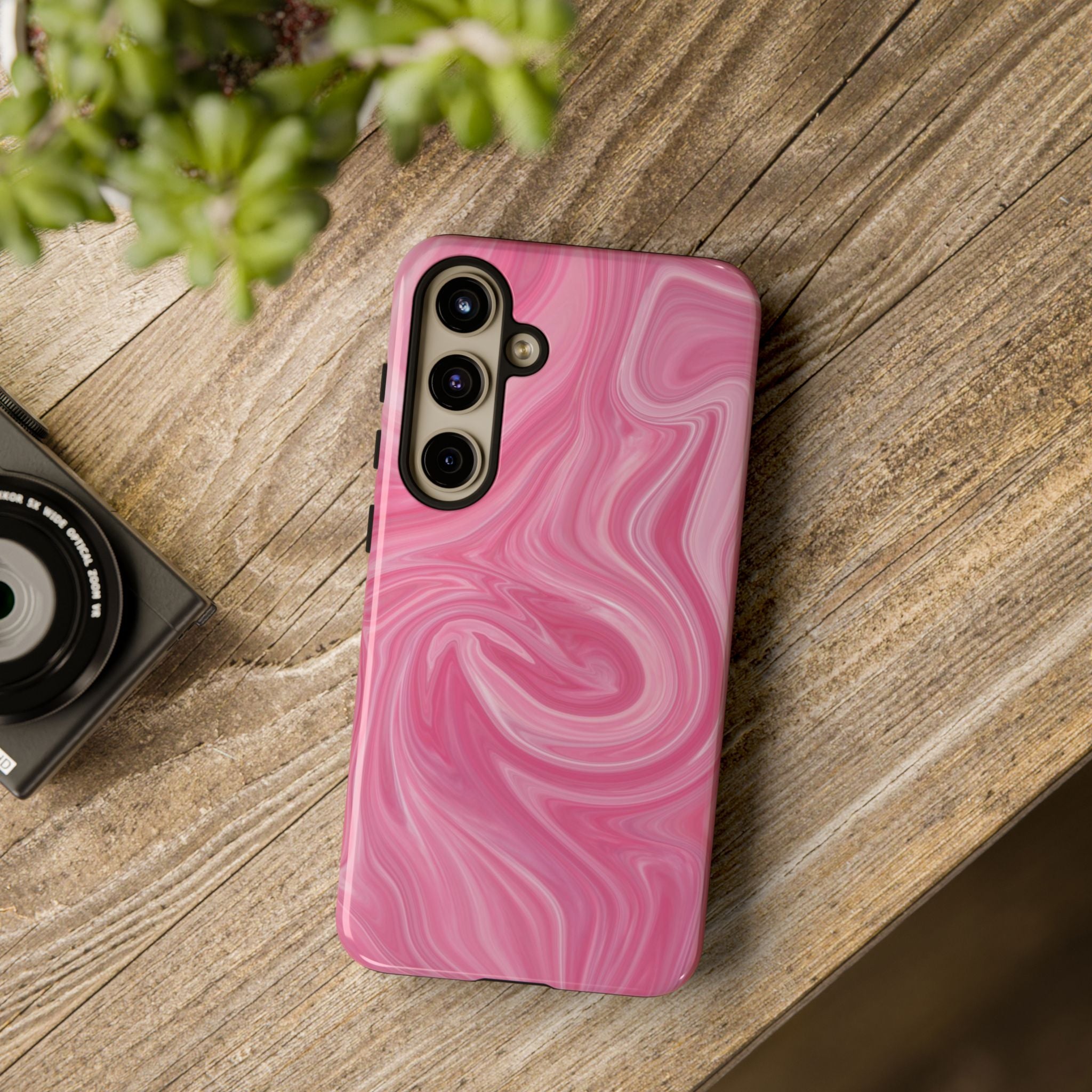 Pink Blush Marble - Tough Guard Samsung Galaxy Case