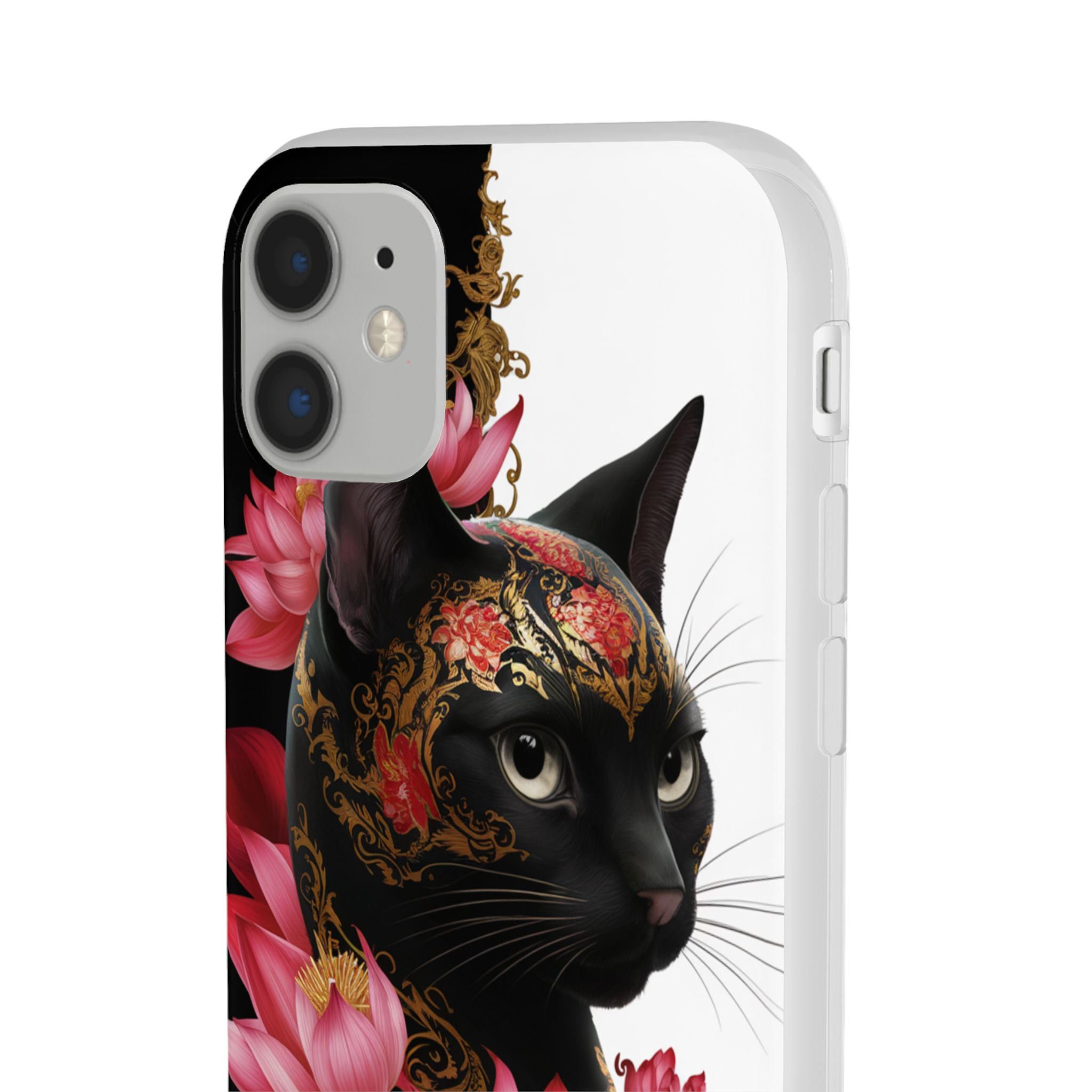 Yin & Yang Mystic Cat - Flexi Case Apple iPhone Case