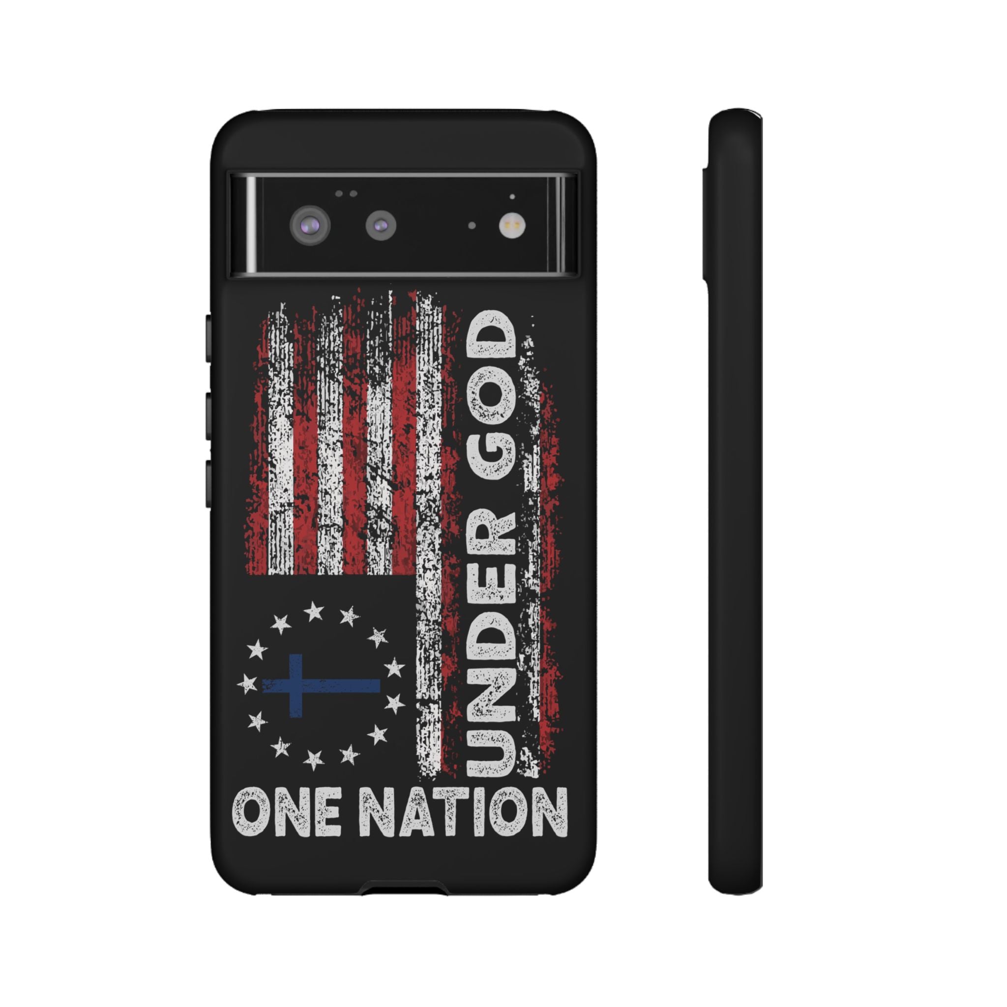 One Nation Under God American Flag - Tough Guard Google Pixel Case