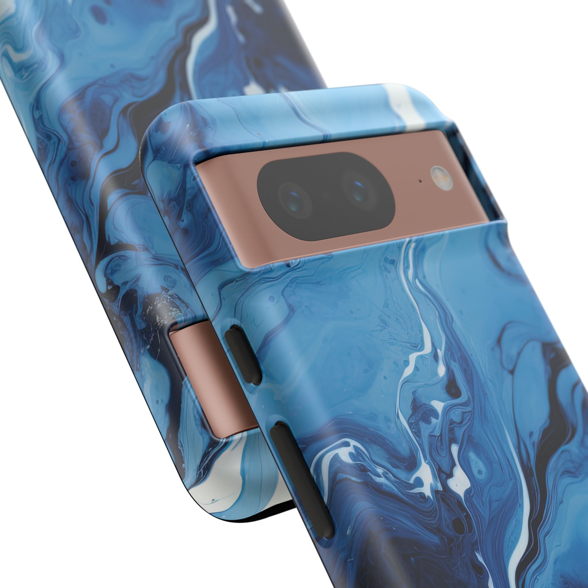 Blue Ocean Wave Marble - Tough Guard Google Pixel Case
